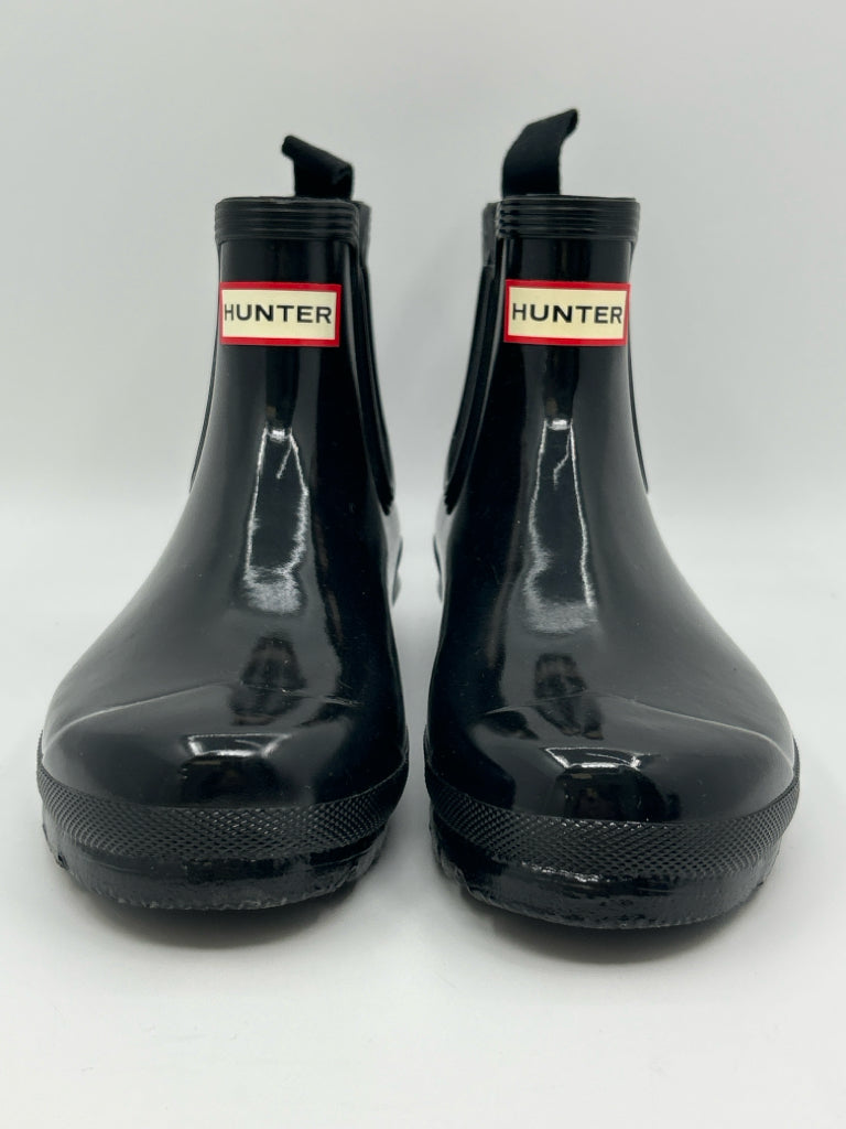 HUNTER Women Size 8 Black Boots