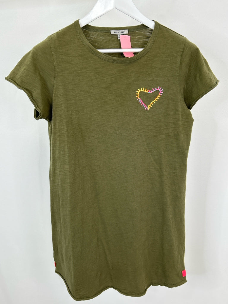 LISA TODD Size M ARMY GREEN Women's Dress