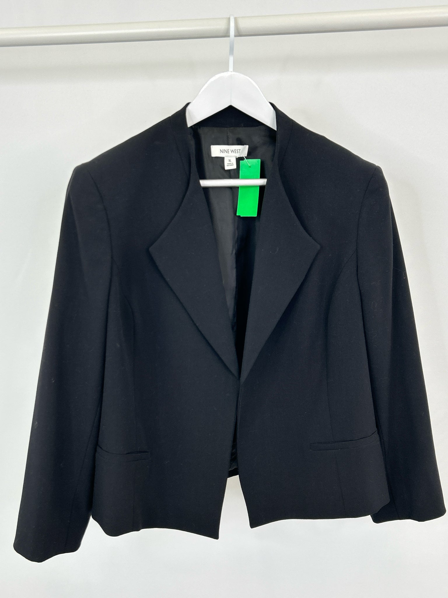 NINE WEST Size XL Black Women Blazer