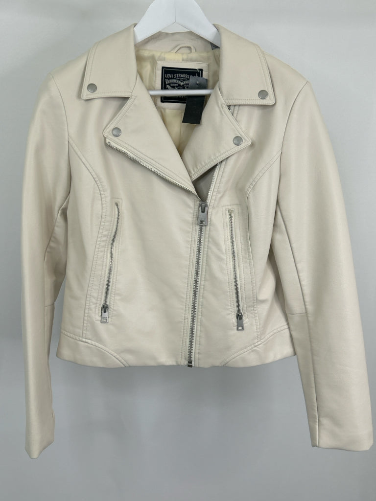 LEVIS Women Size M off white Jacket