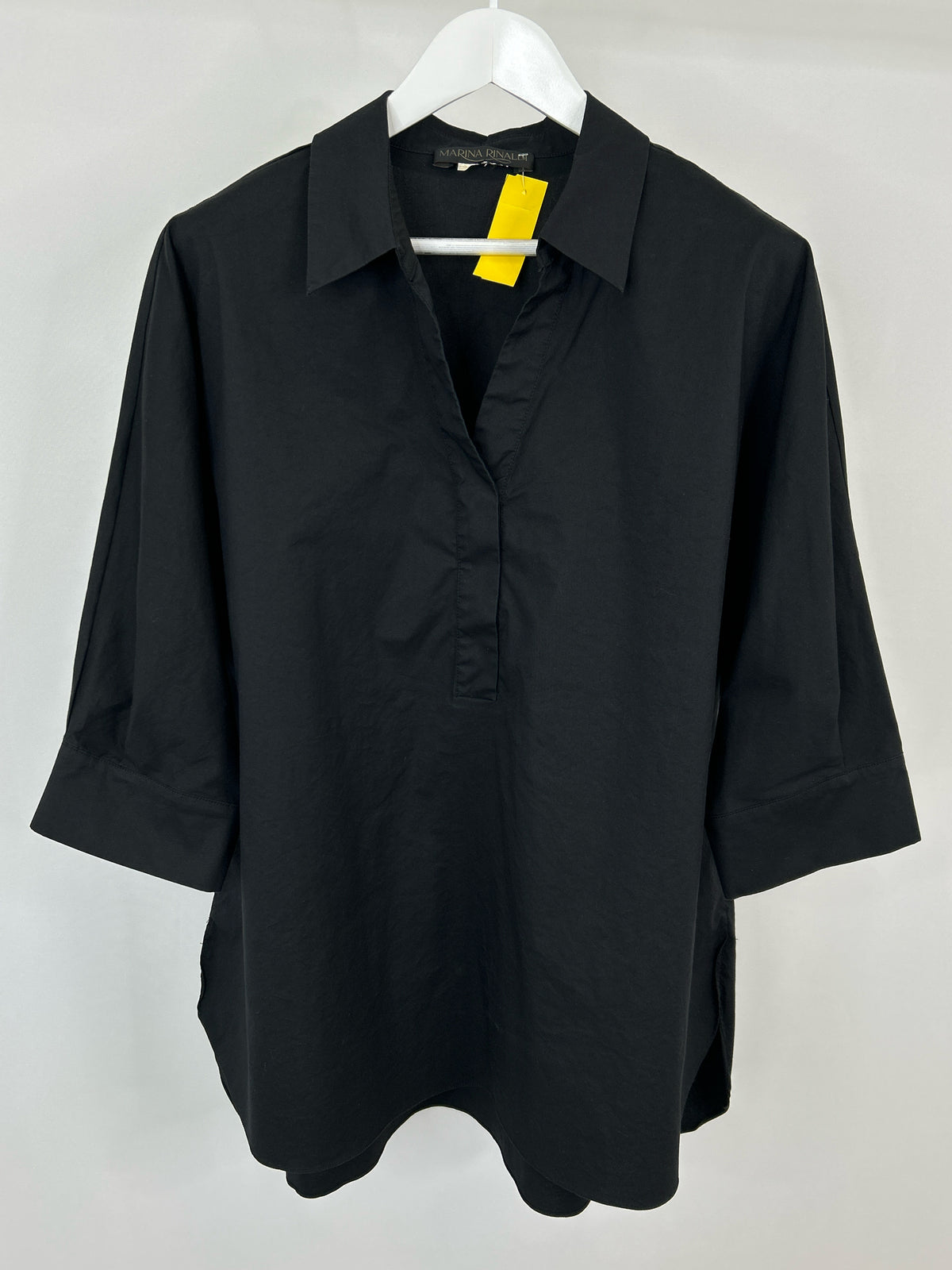 MARINA RINALDI Size XL Black Women Tunic