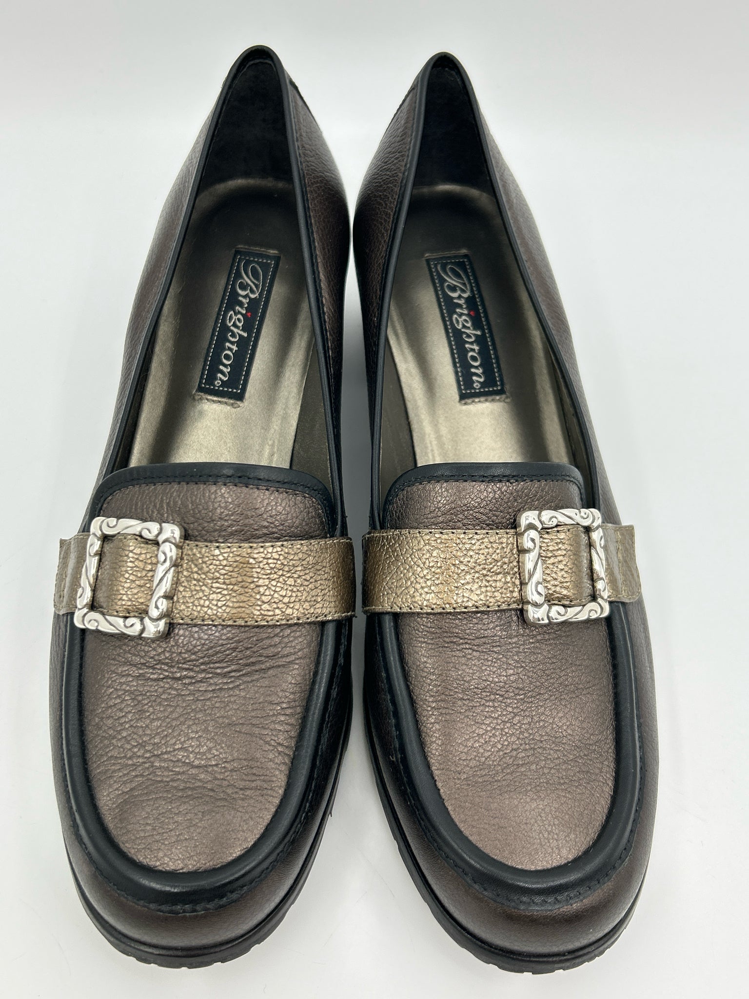 BRIGHTON Size 8.5M BRONZE Women Loafer