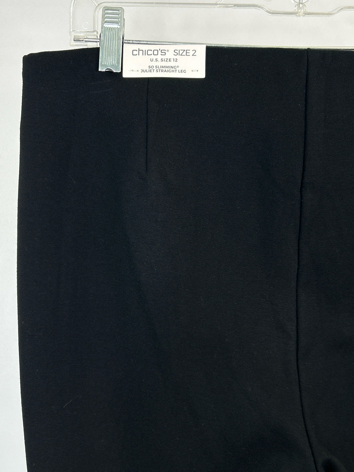 CHICO'S Size 12 Black Women Pants