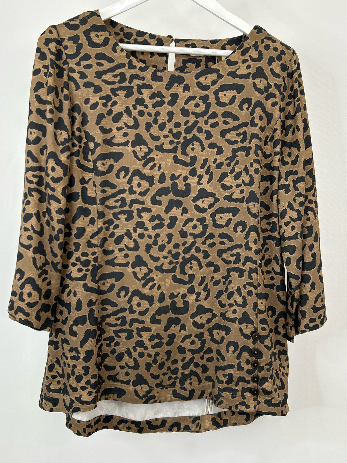 SOFT SURROUNDINGS Size L BROWN & BLACK Women Tunic