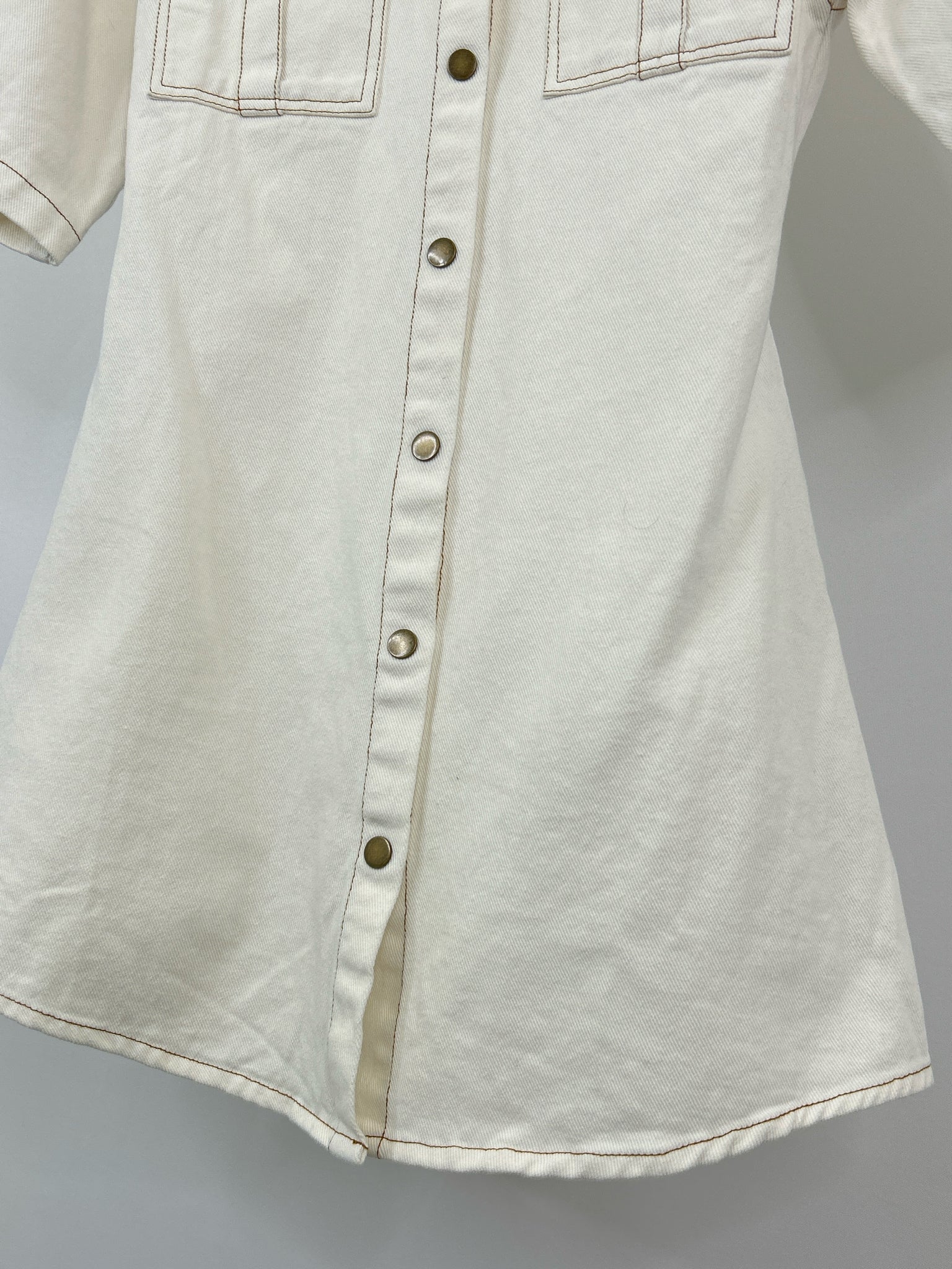 Petal & Pup Size 6 white denim Women Dress