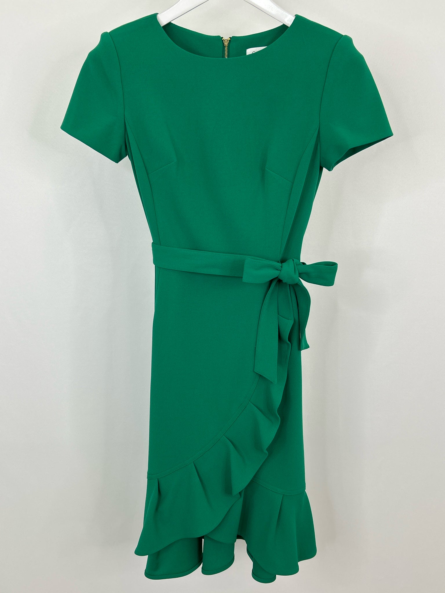 CALVIN KLEIN Size 4 Green Women Dress