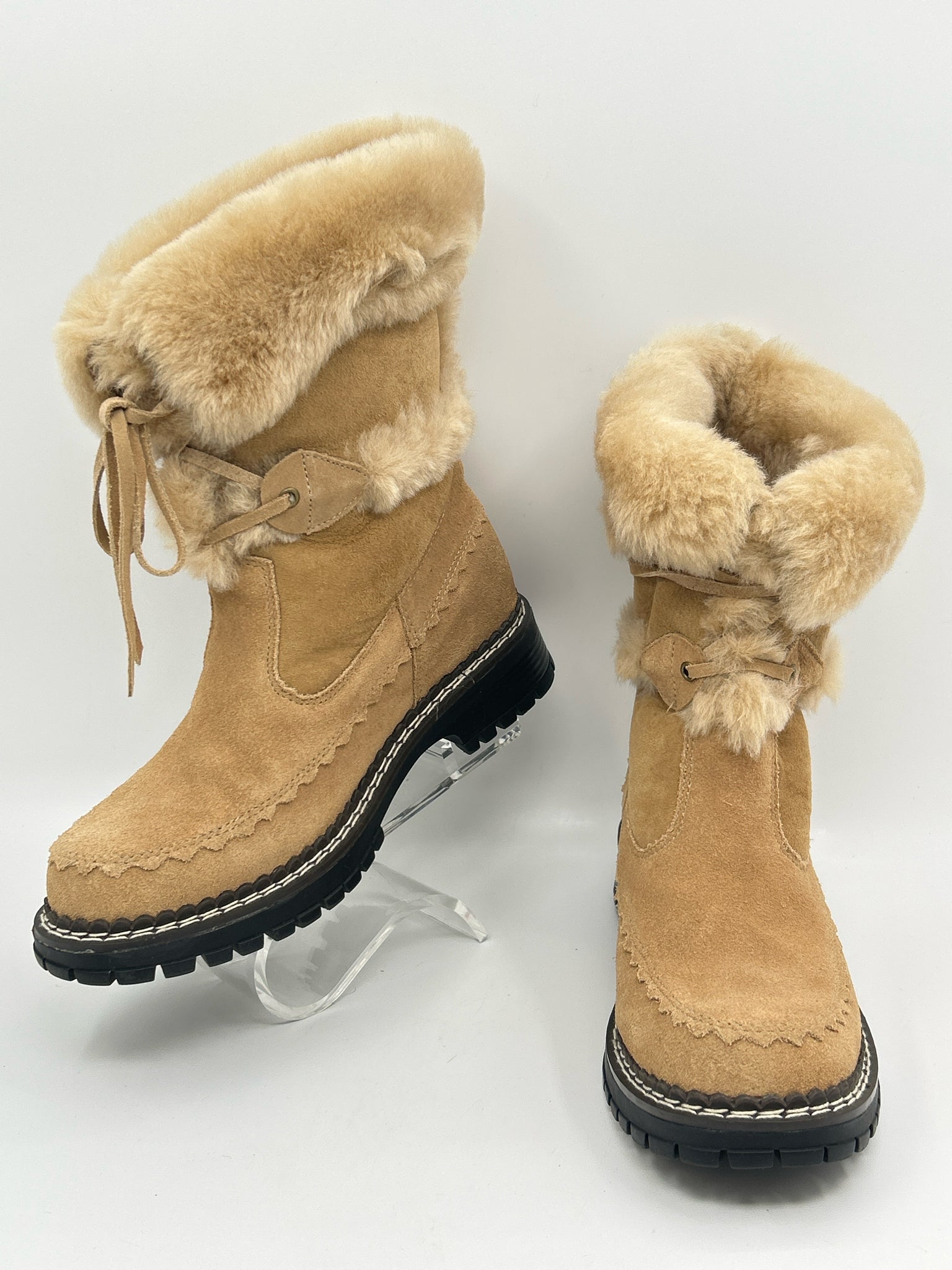 COLDWATER CREEK Size 6.5 Tan Women Boots