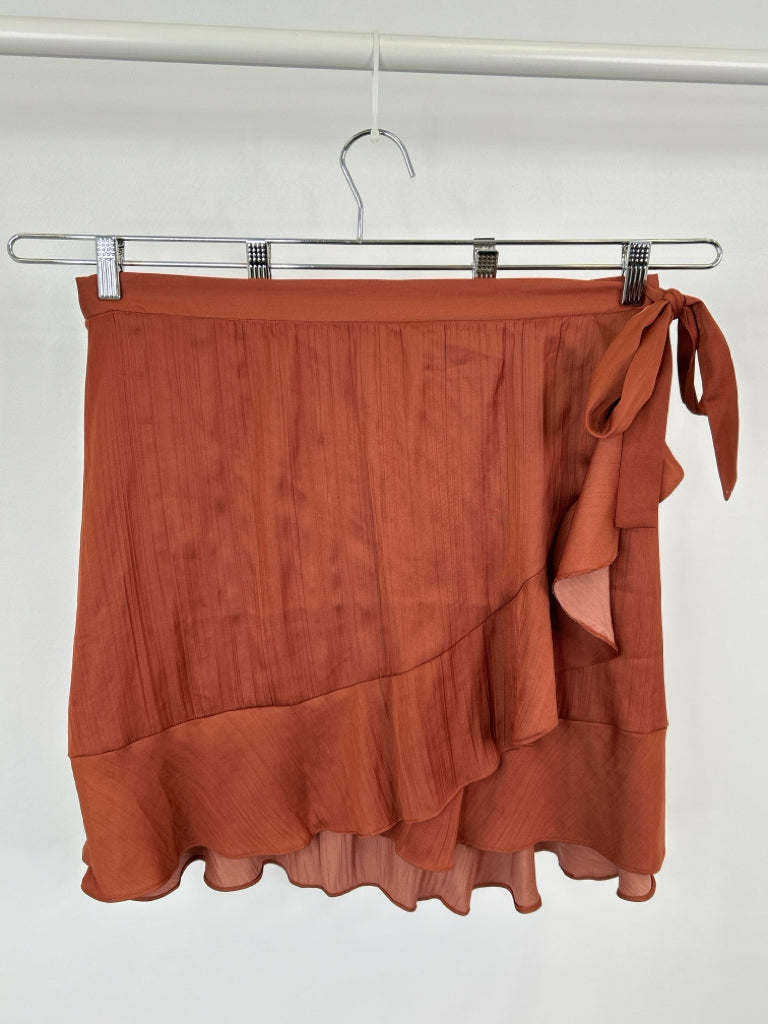 MAEVE Size XL Burnt Orange Skirt