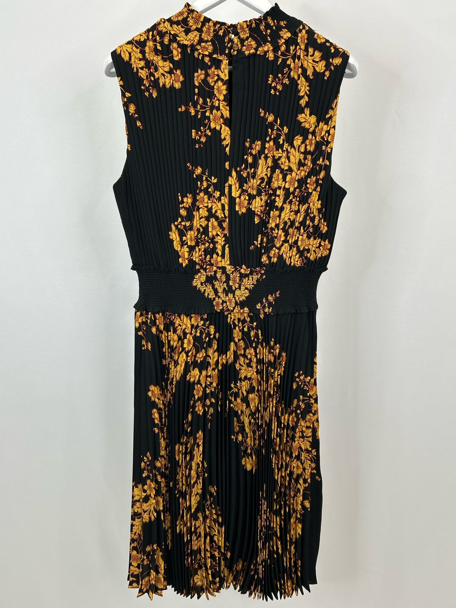 NANETTE LEPORE Size 14W Black Print Women Dress NWT