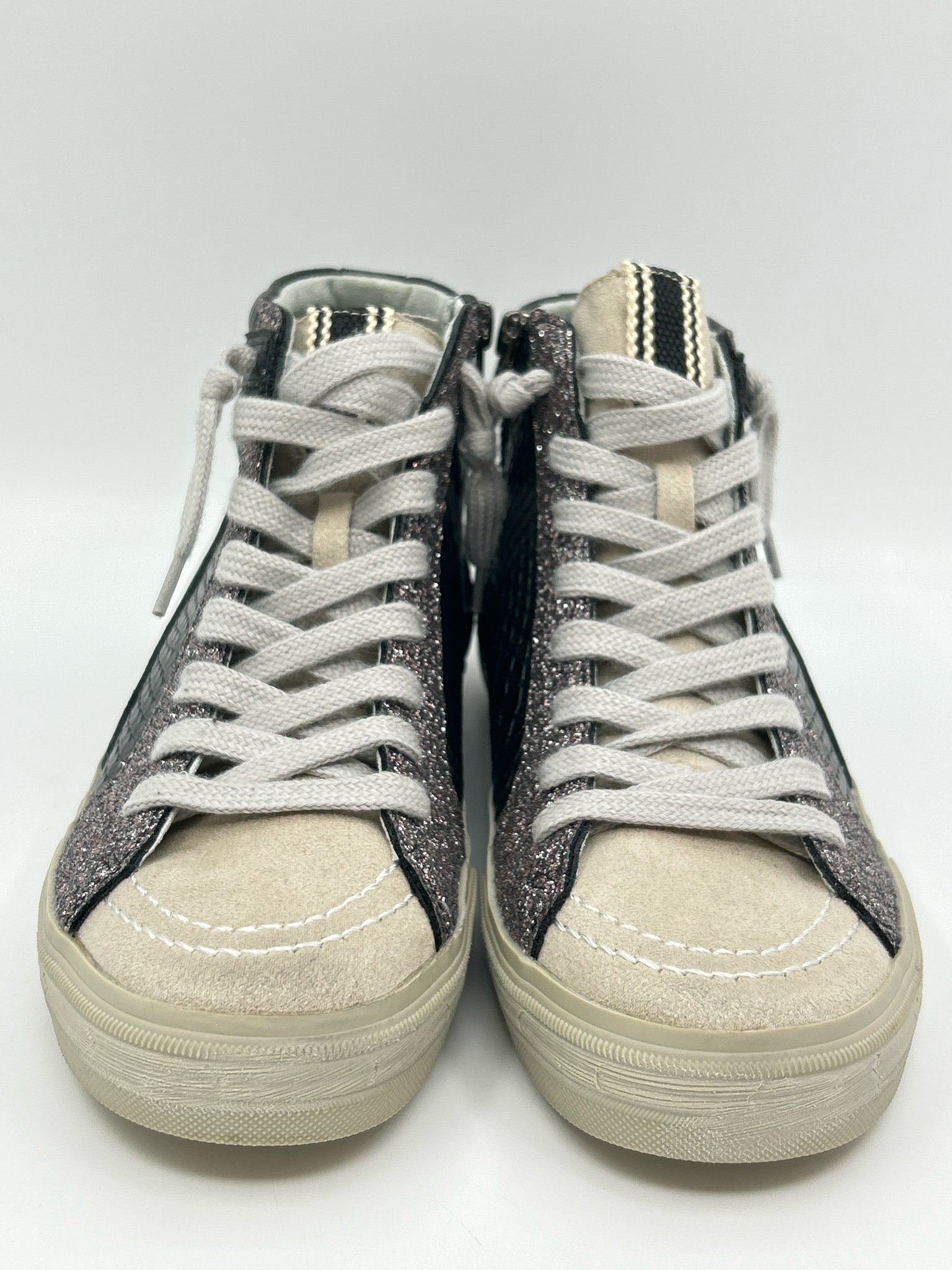 SHU SHOP Size 6 Black Print Women Sneakers