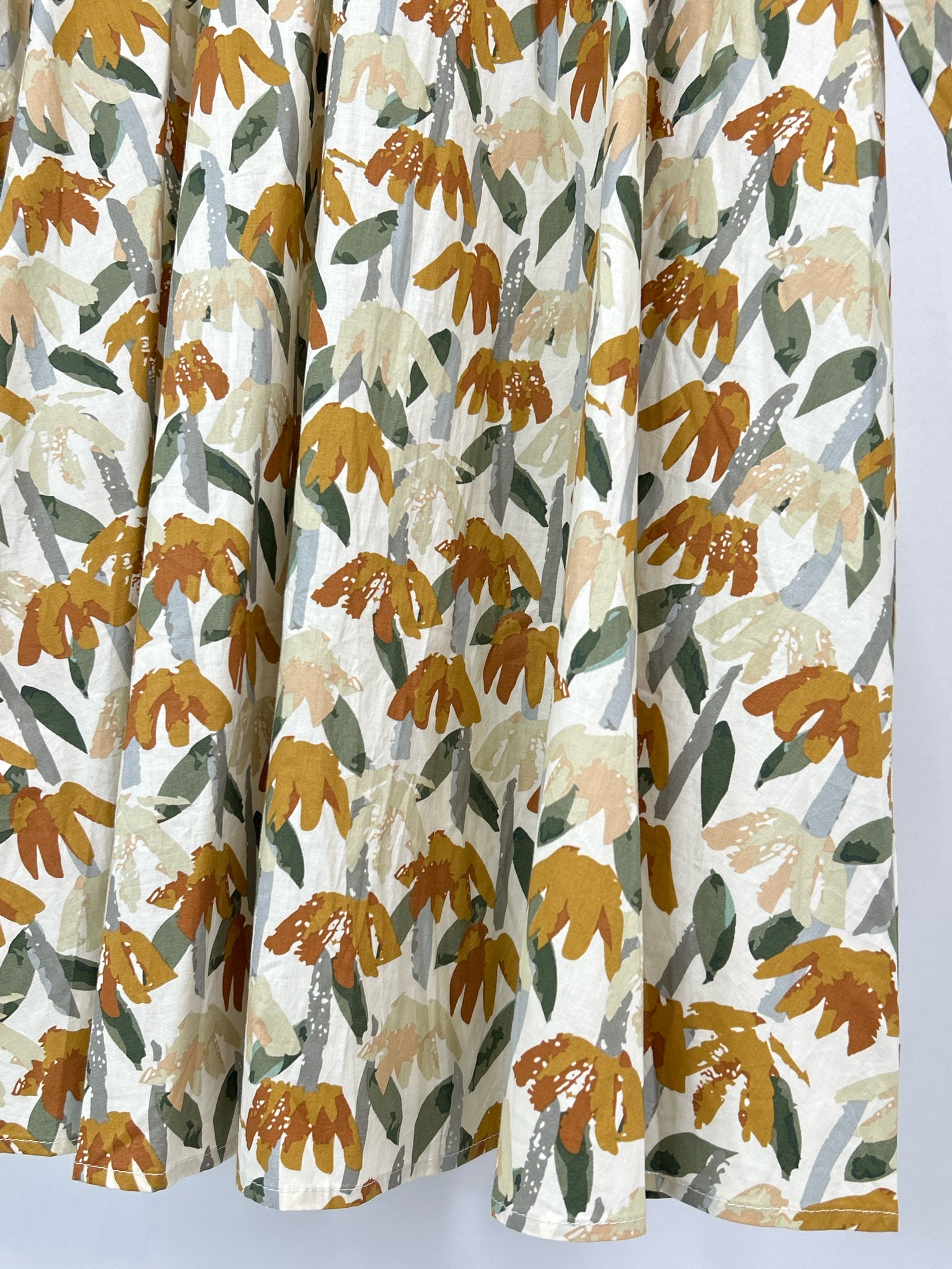 Meet Me In Santorini Size S Green Print Women Dress