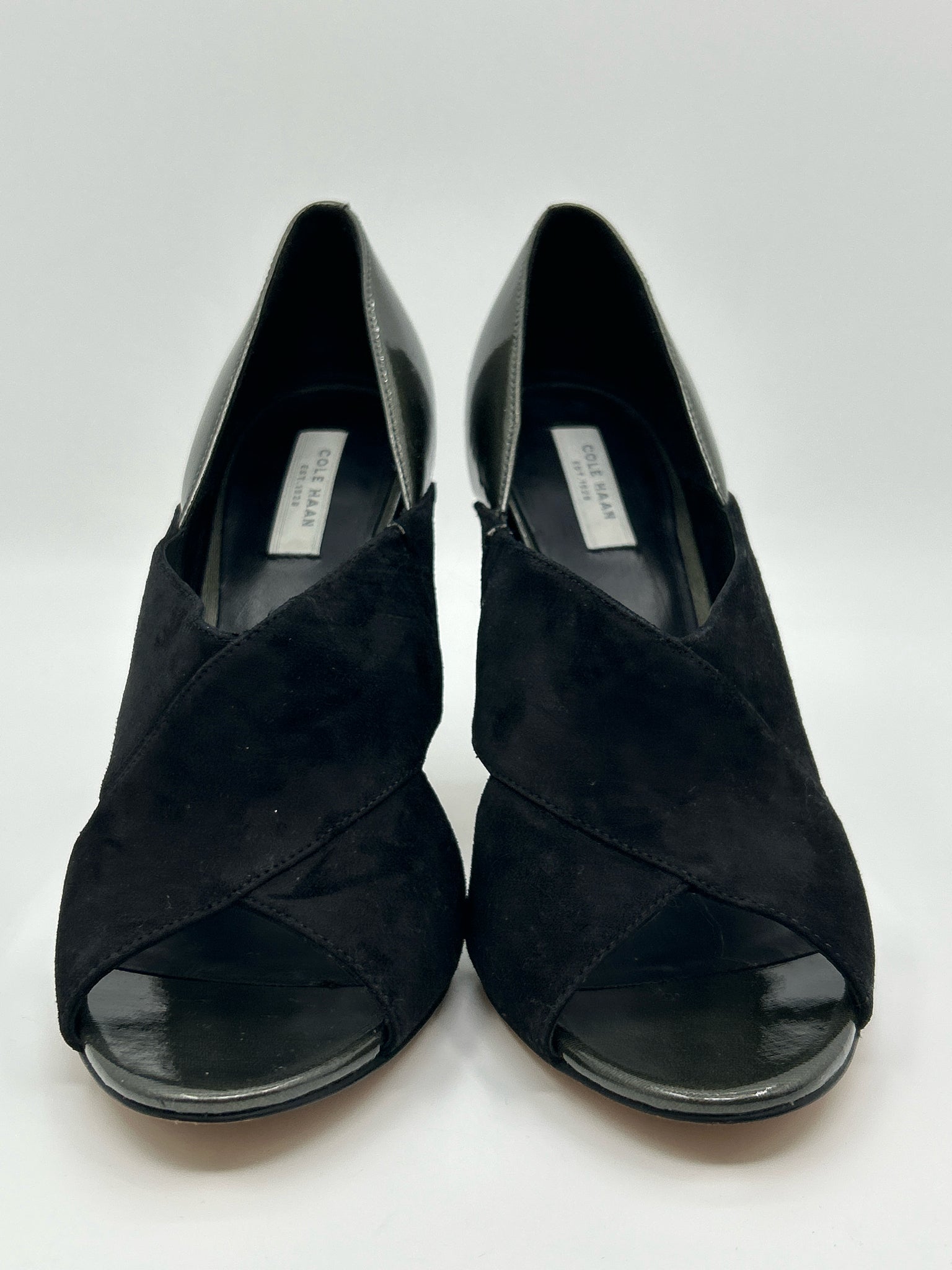 COLE HAAN Size 8.5B GREEN & BLACK Women Pumps