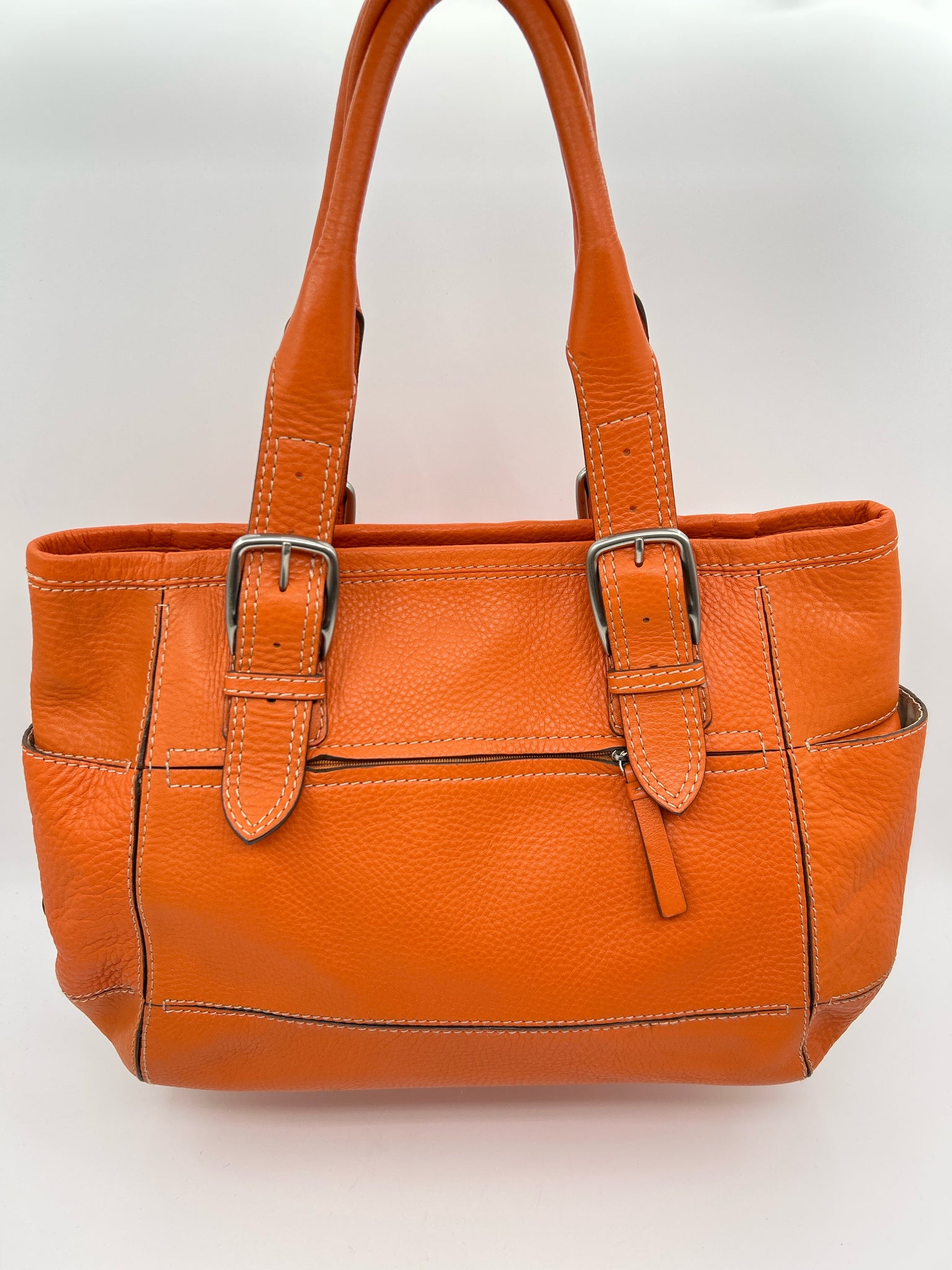 COLE HAAN Orange Women Tote