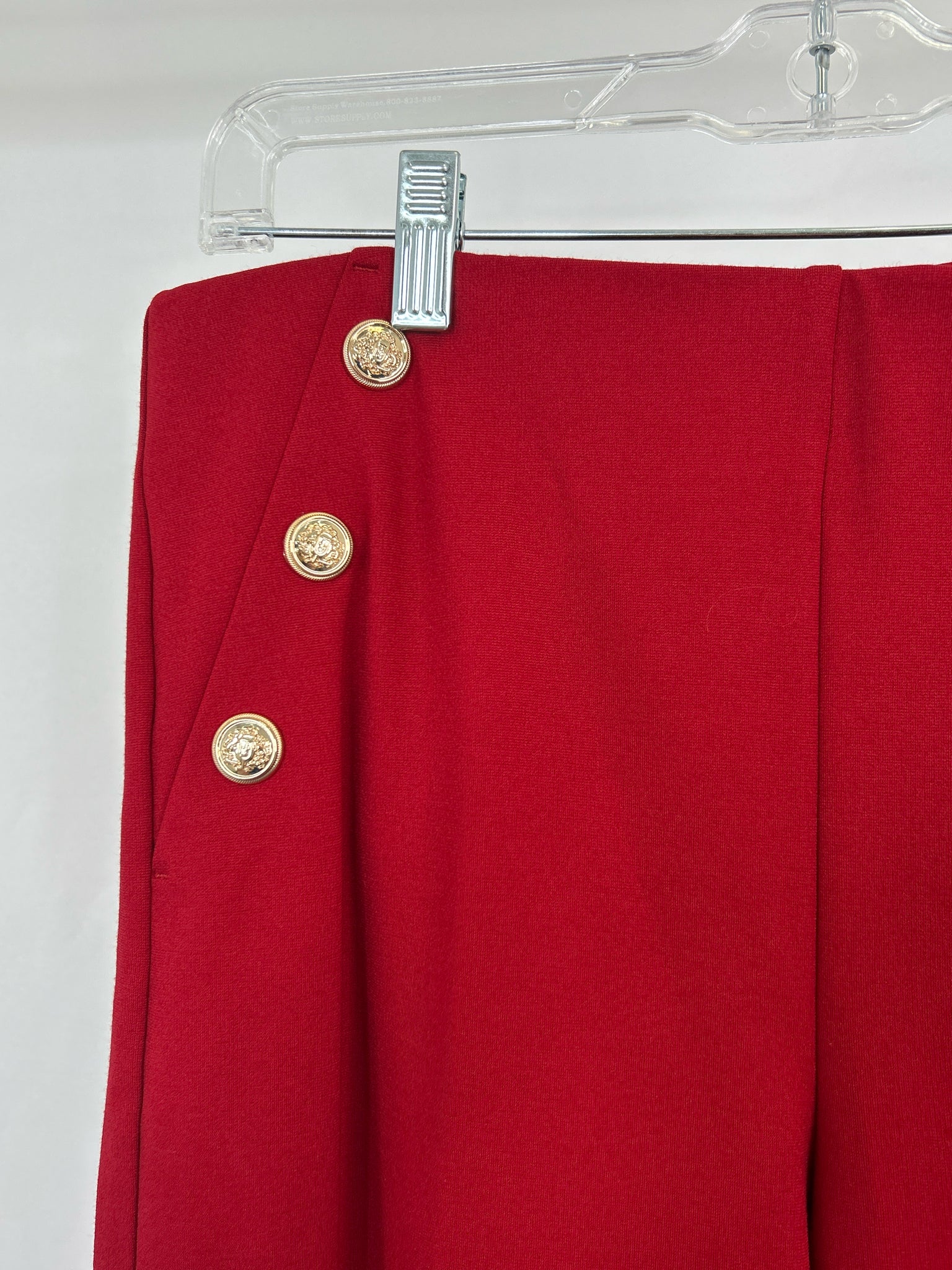 CHICO'S Size 8R Red Women Pants
