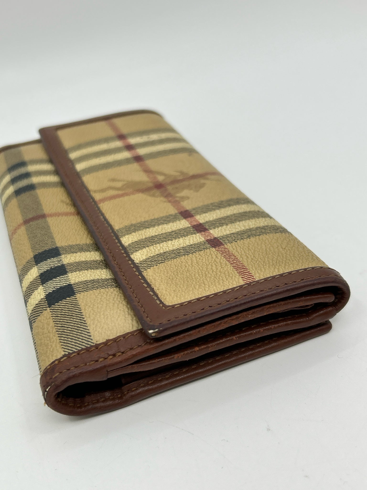 BURBERRY Tan Plaid Women Wallet
