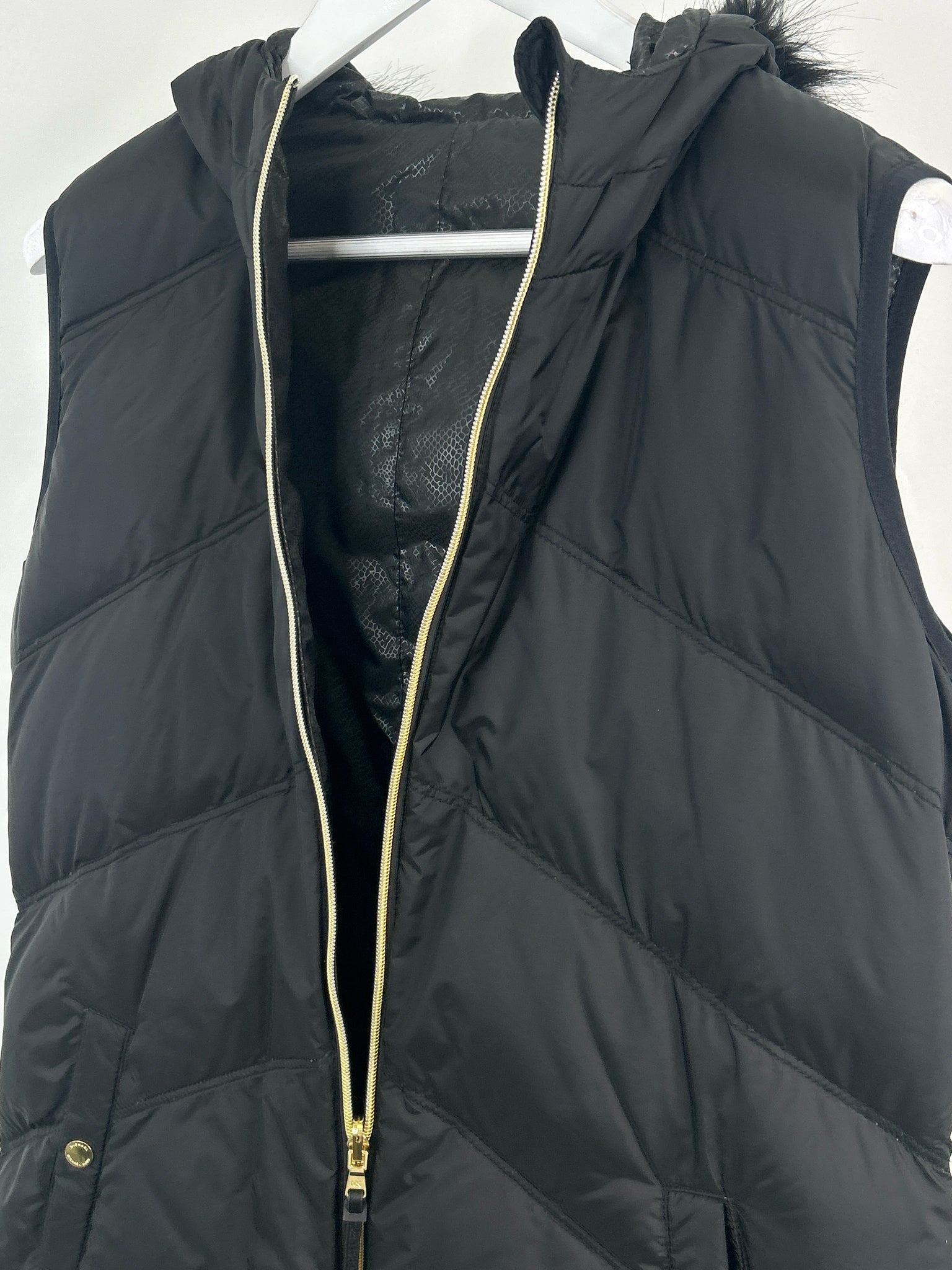 MICHAEL MICHAEL KORS Size L Black Women Vest