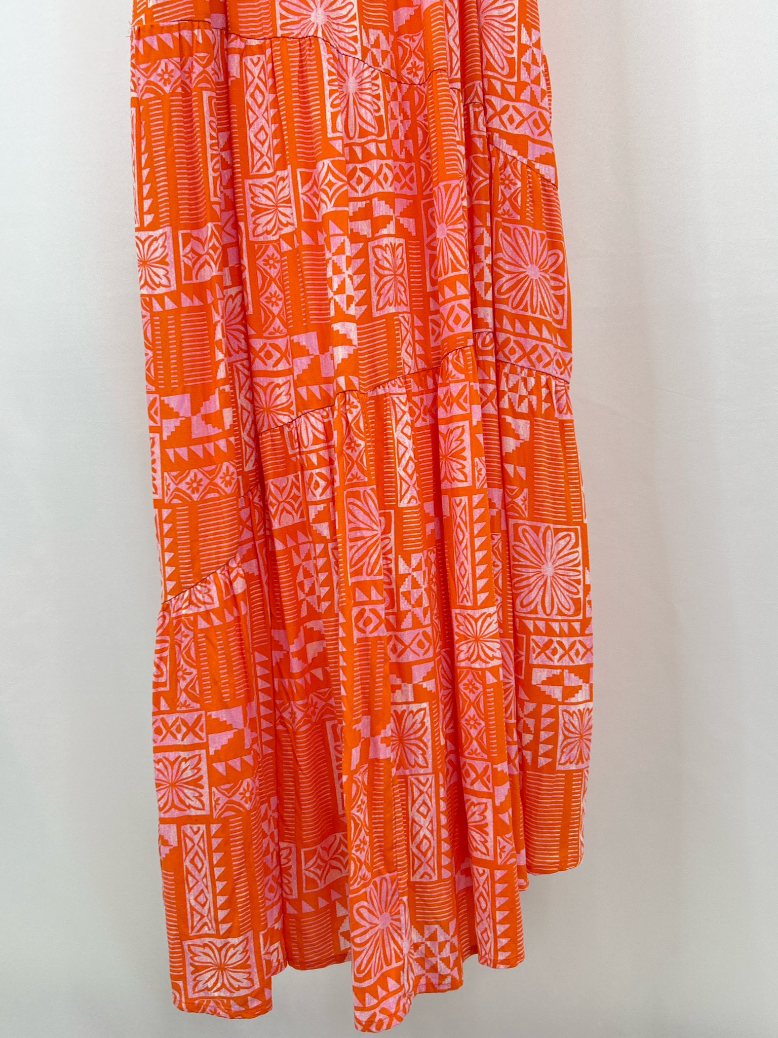 O'NEILL Size M Orange Print Women Dress