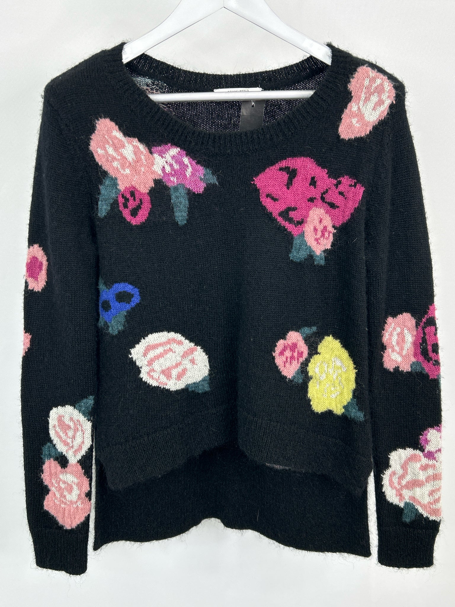 Adam Lippes Size S Black Print Women Sweater