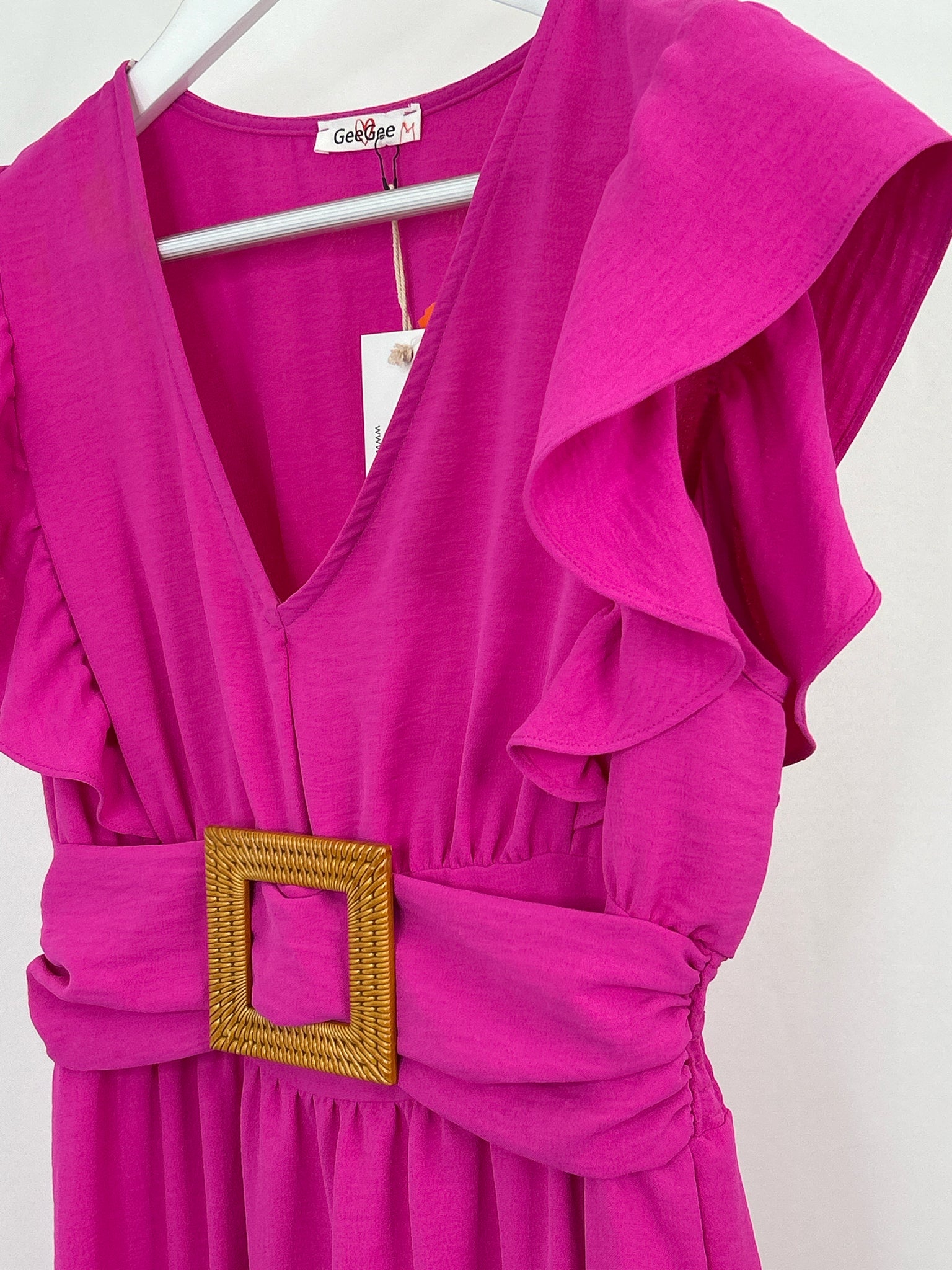 GEEGEE NWT Size M Fuchsia Women Dress