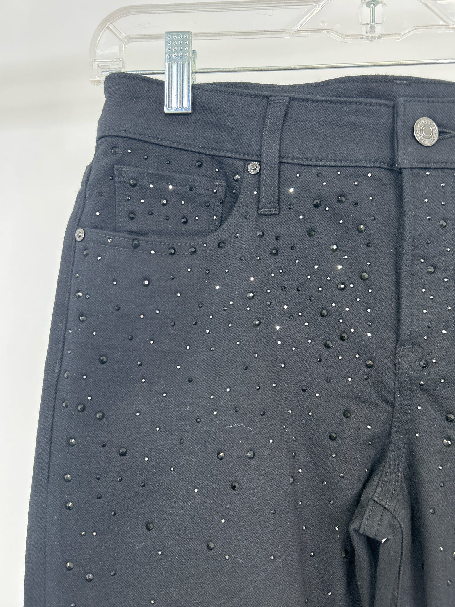 CHICO'S Size 2R Black Women jeans