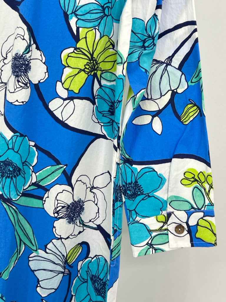 Escape by Habitat Clothes Size S Blue floral Dress