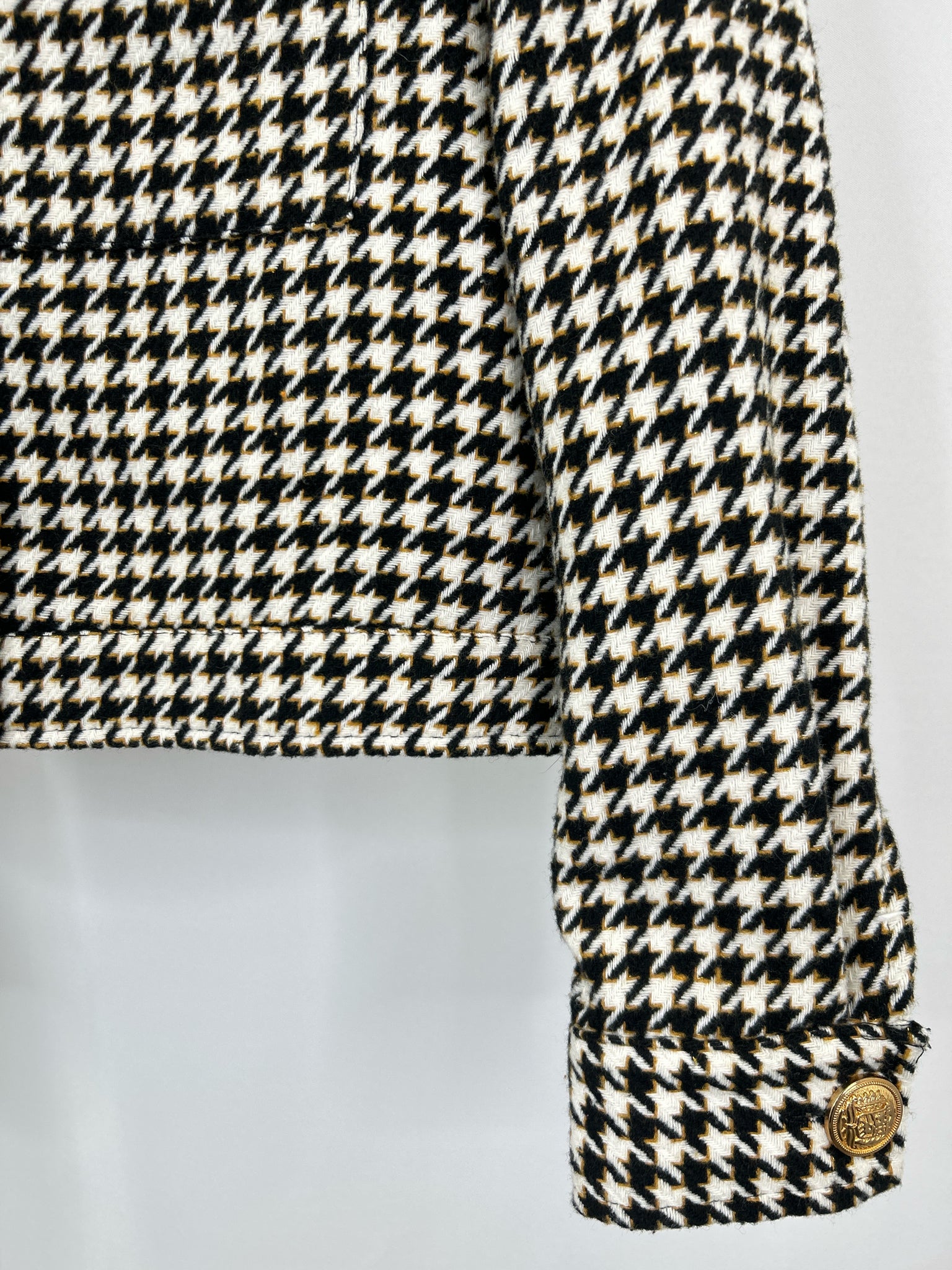 FAB'RIK Size S Black Print Women Jacket