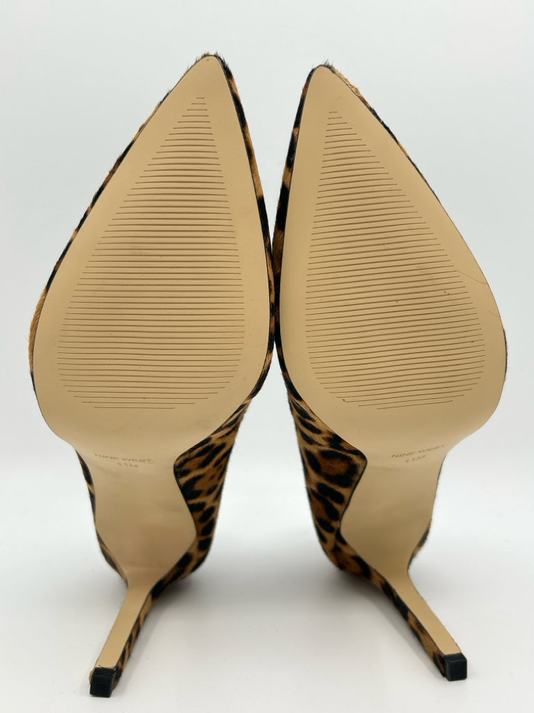 NINE WEST Women Size 11M Animal Print Pumps