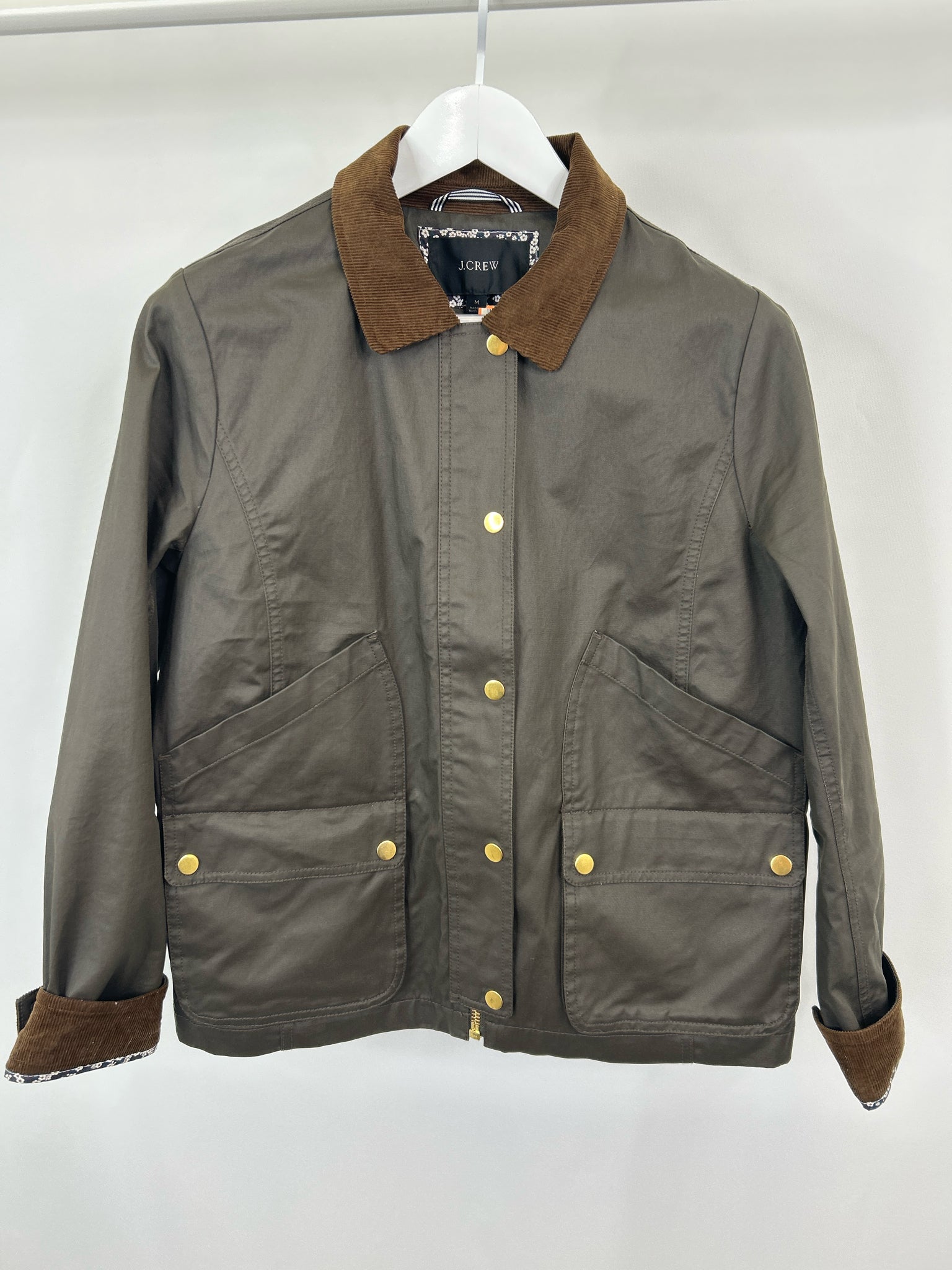 J CREW Size M Brown Women Jacket