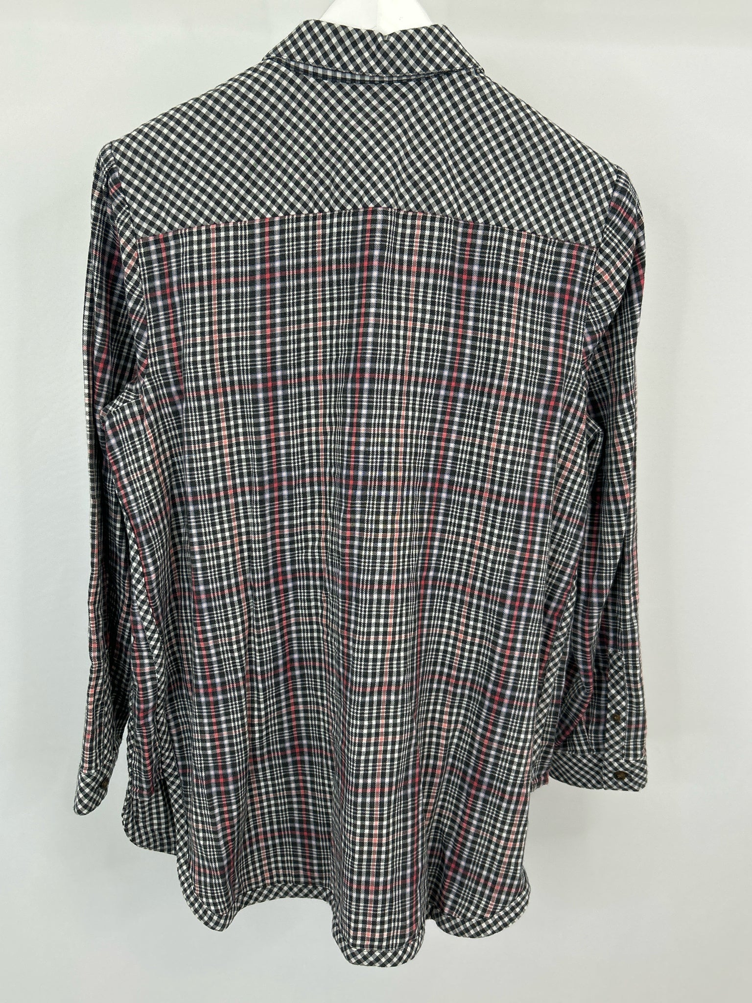 J JILL Size L GREY PLAID Women Shirt