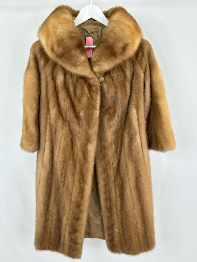 Maxine Furs Size M Brown Women Coat