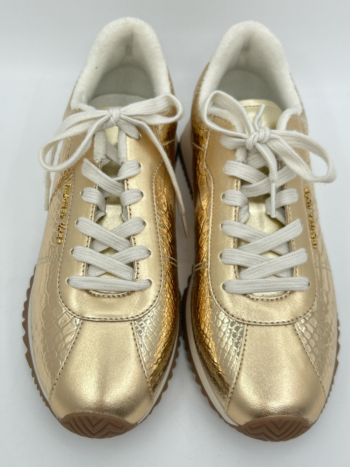 MICHAEL KORS Size 9M Gold Women Sneakers