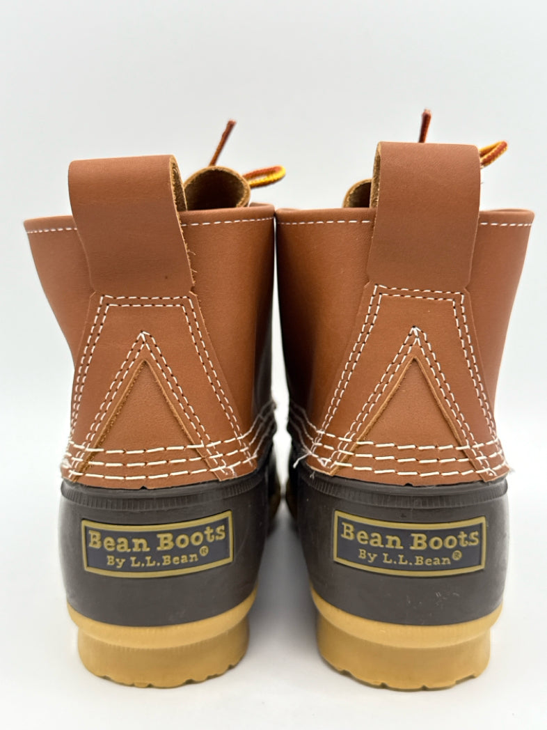 LL BEAN Size 7 TAN AND BROWN Boots