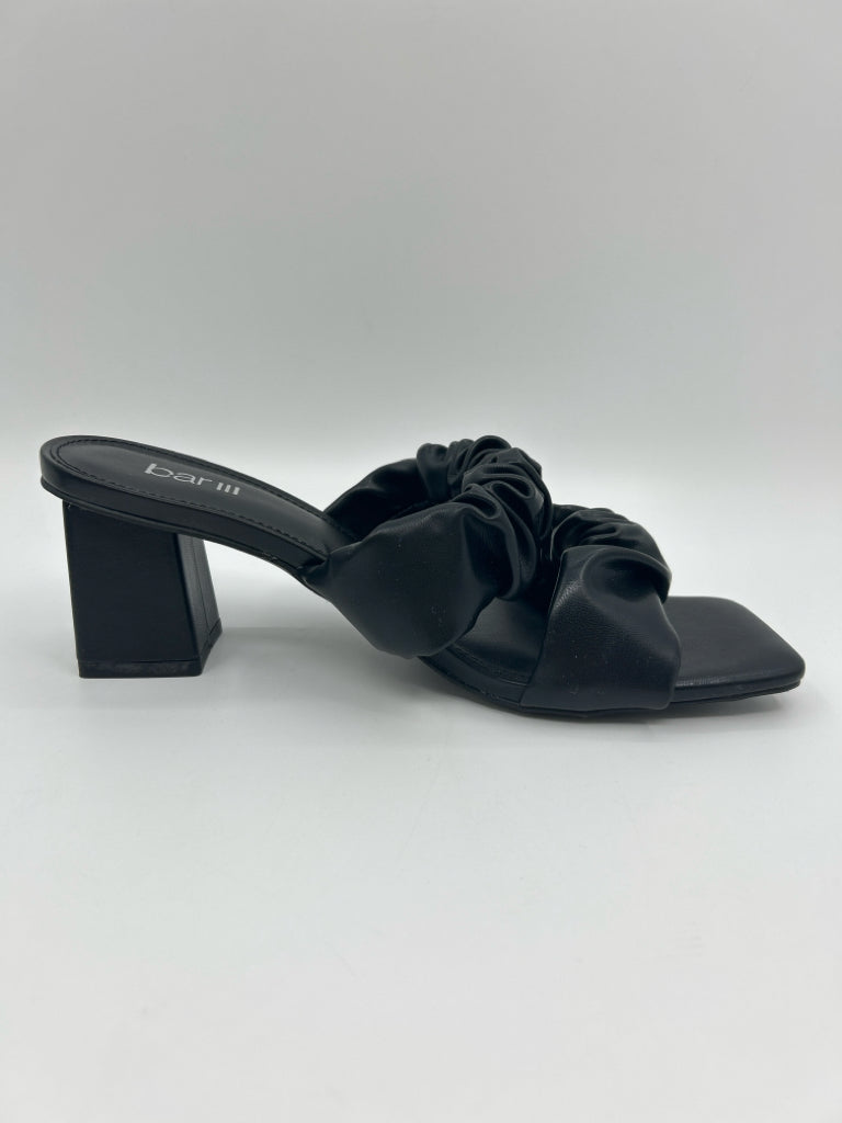 Bar III Size 8.5M Black Women's Sandal