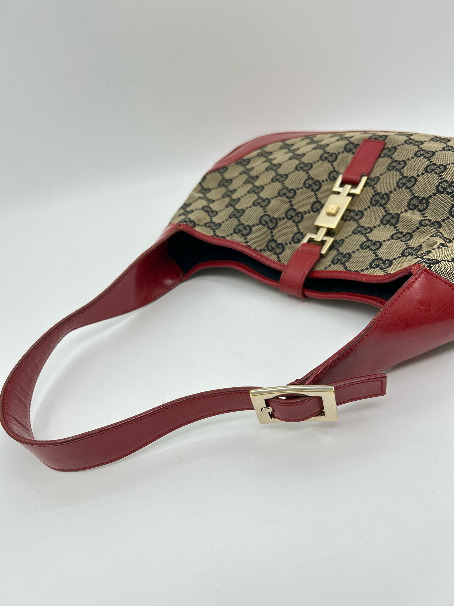 GUCCI NAVY & RED Women Purse