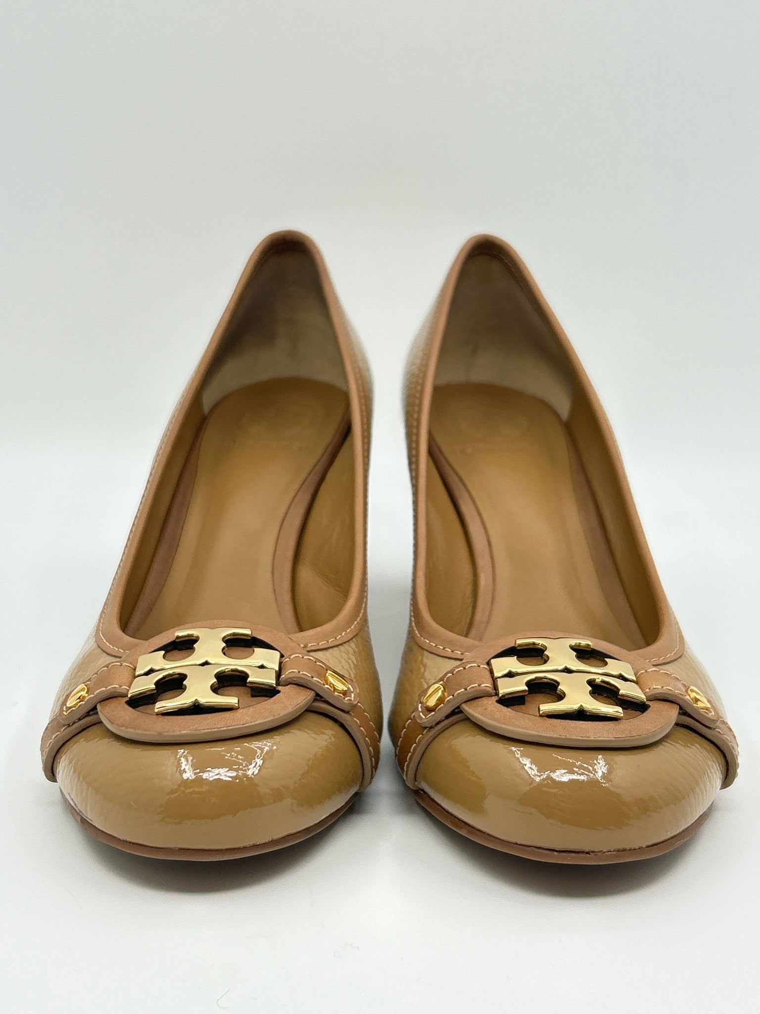 TORY BURCH Size 10.5 Tan Women Pumps