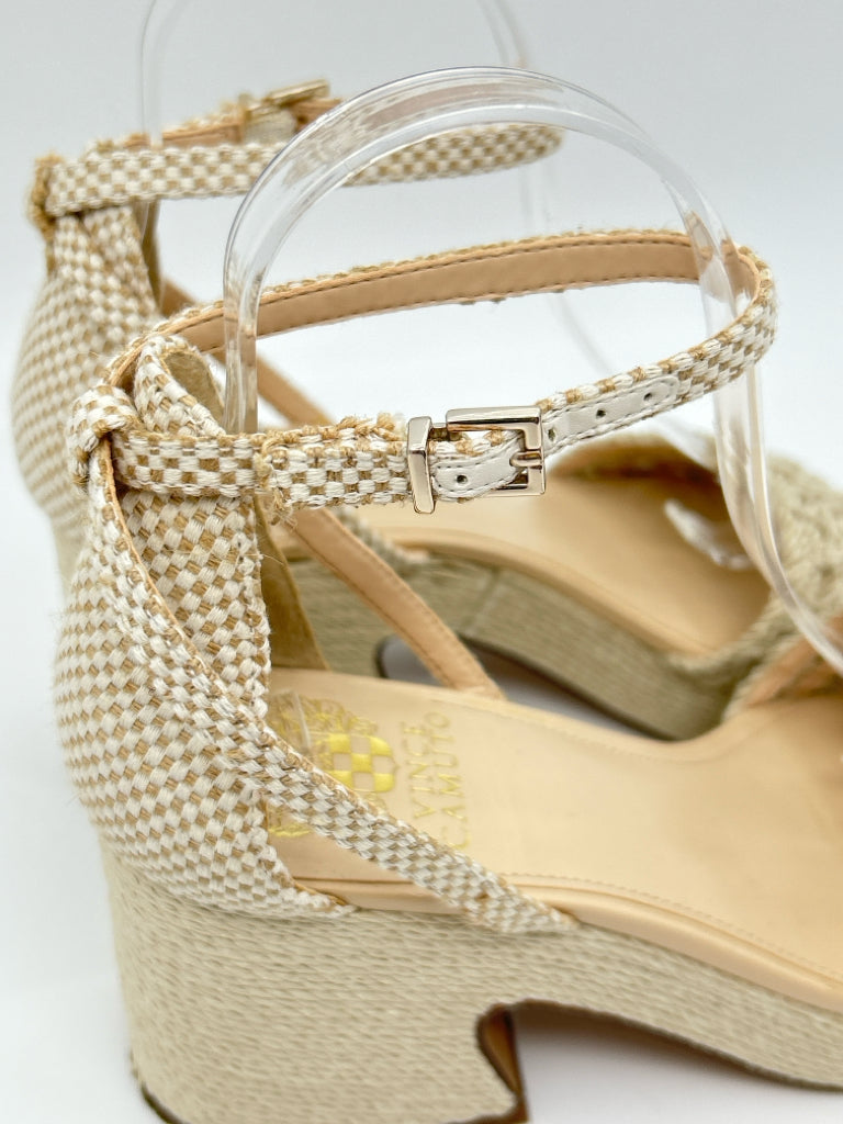 VINCE CAMUTO Size 8.5M Natural Women's Sandal
