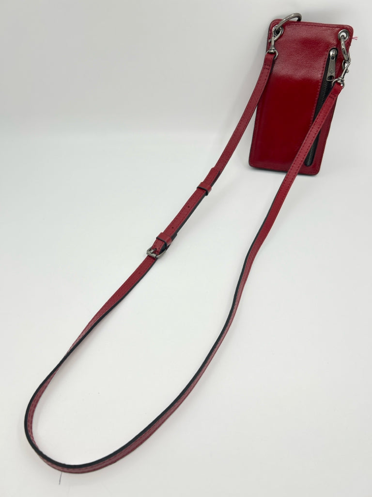 PATRICIA NASH Red Phone Crossbody Purse