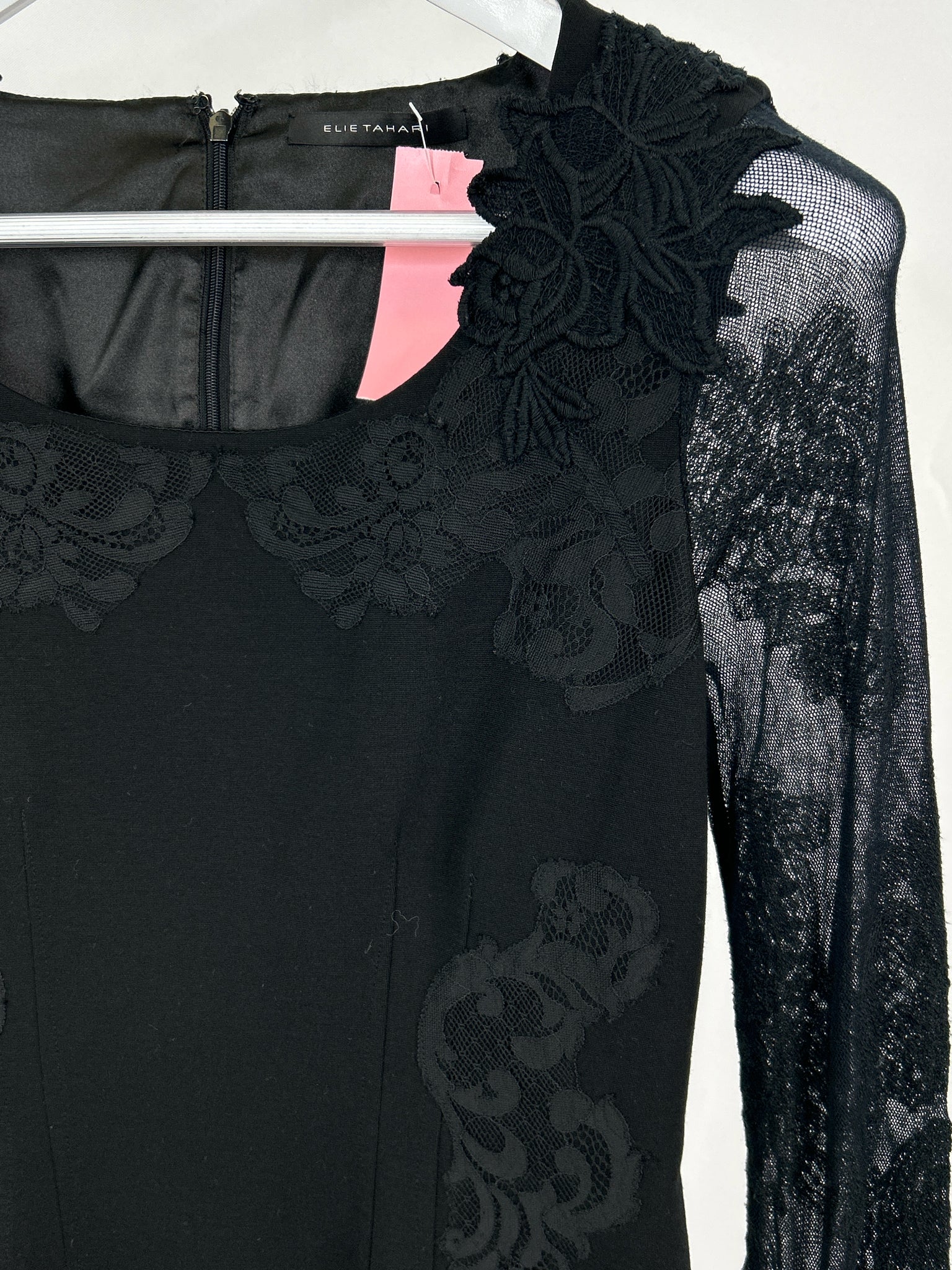 ELIE TAHARI Size 6 Black Women Dress