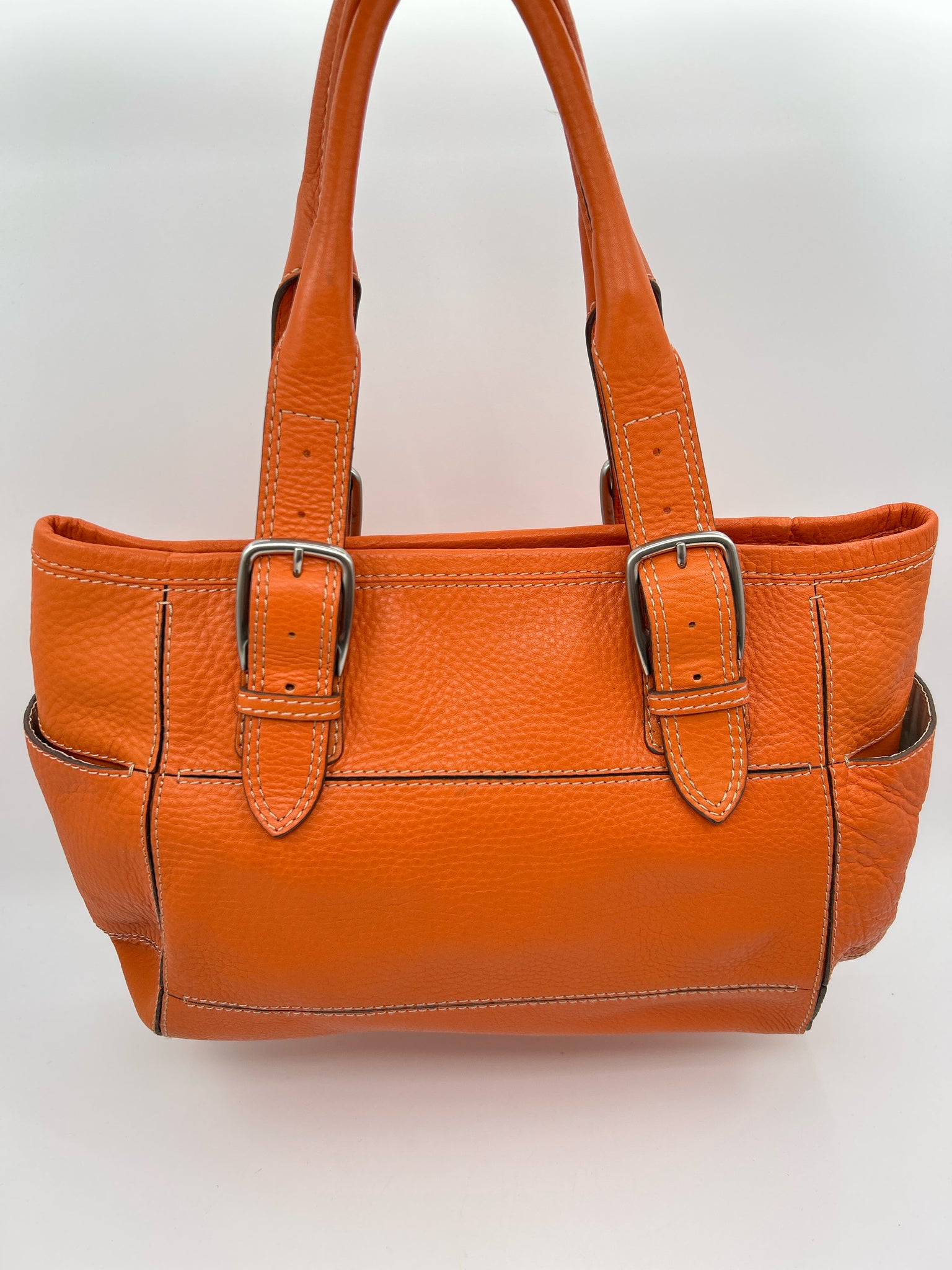 COLE HAAN Orange Women Tote