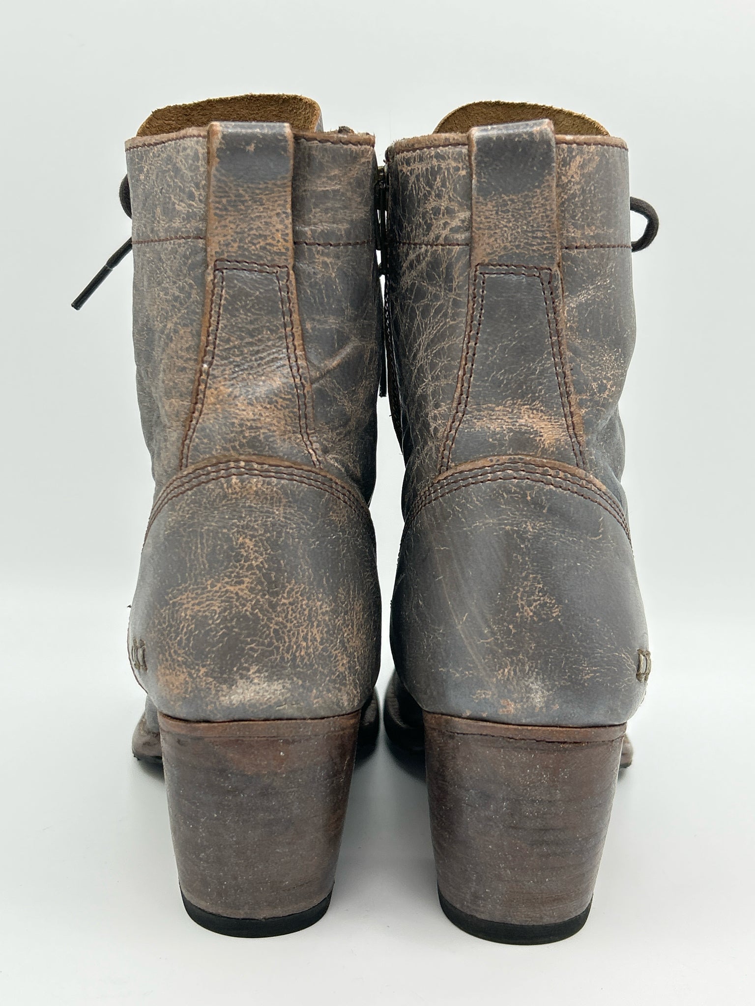 BED STU Size 11 Gray Women Booties