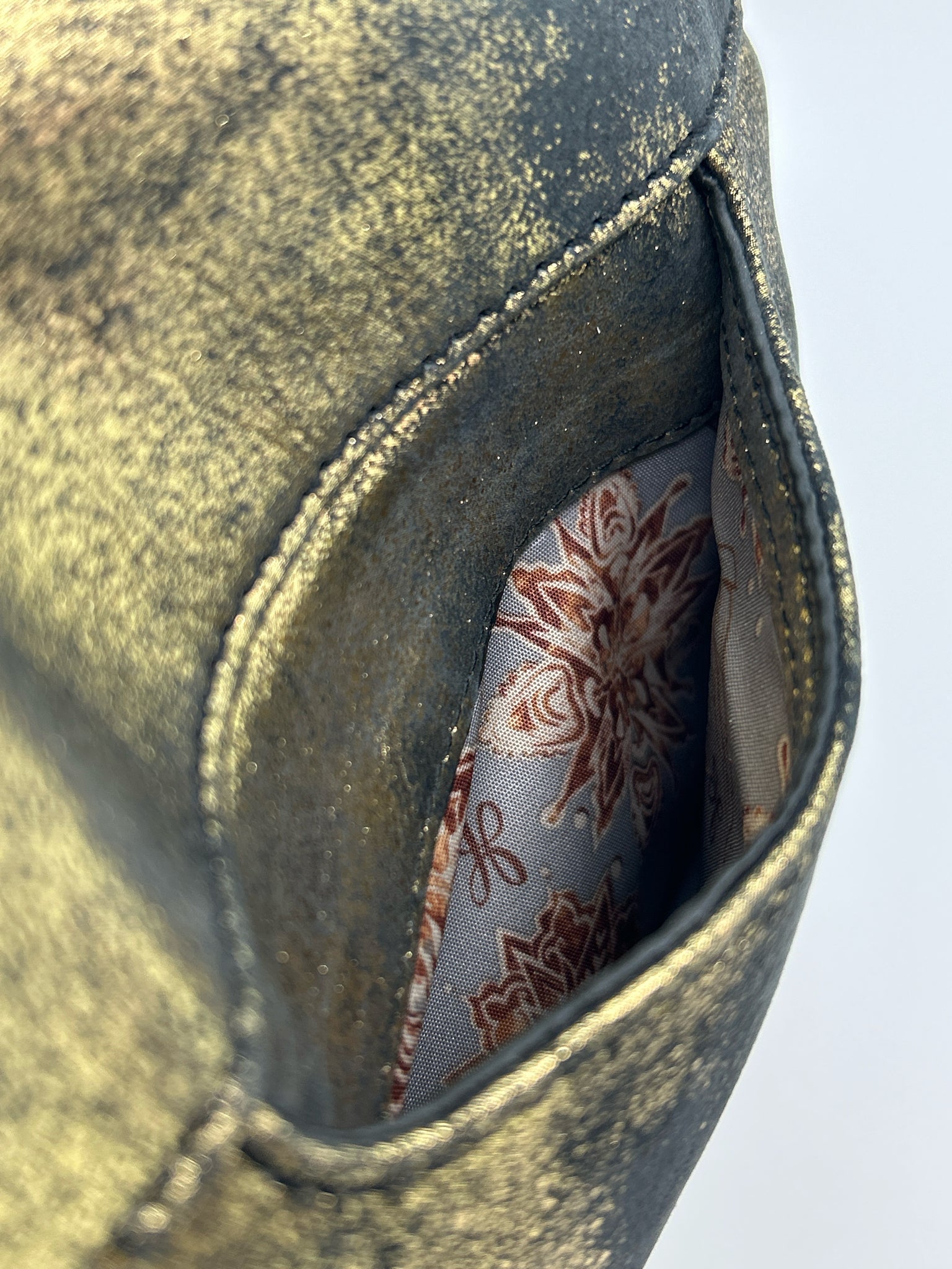 HOBO gold metallic Women Purse