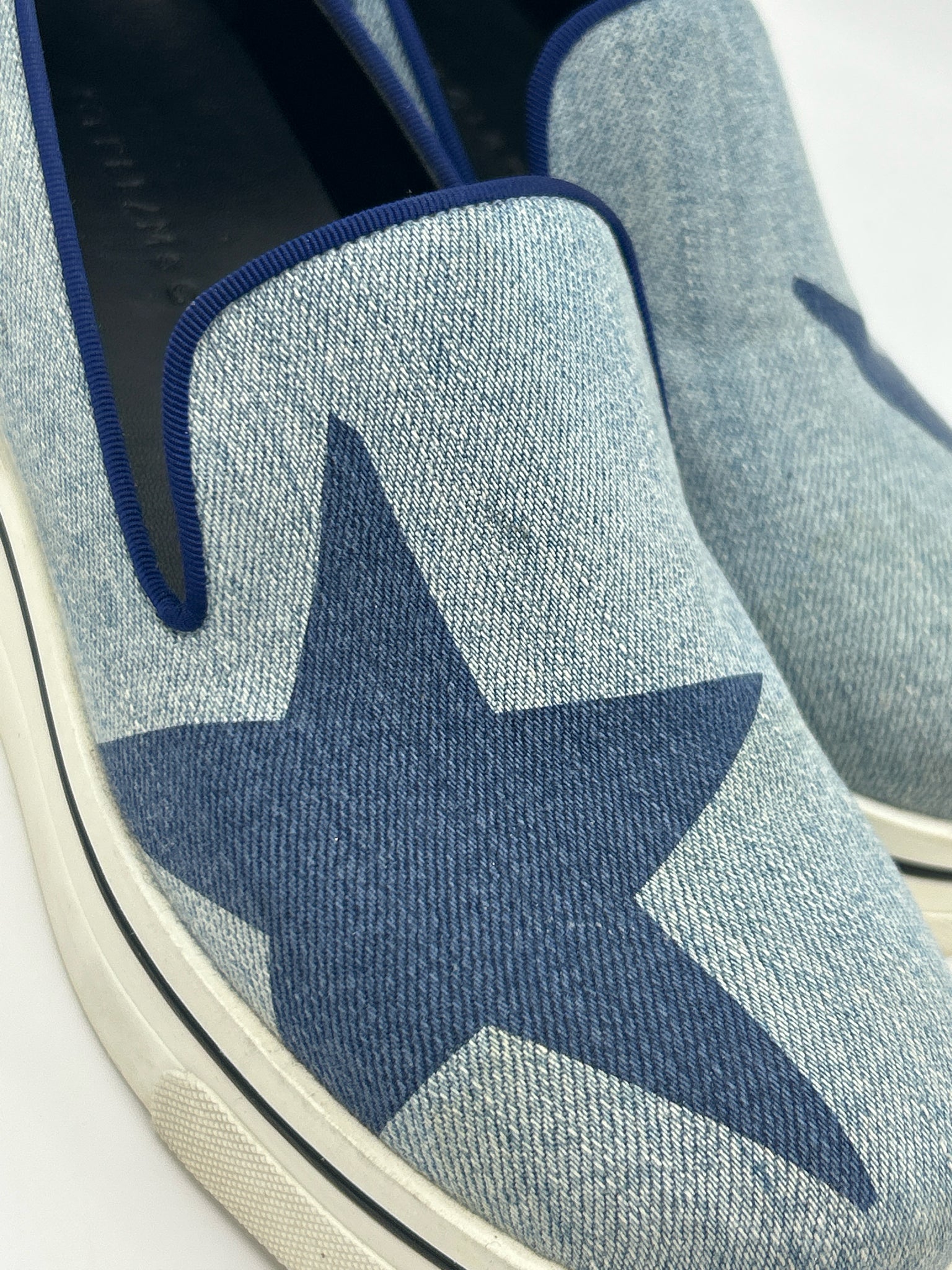 Stella McCartney Size 36/6 Blue Print Women Sneakers