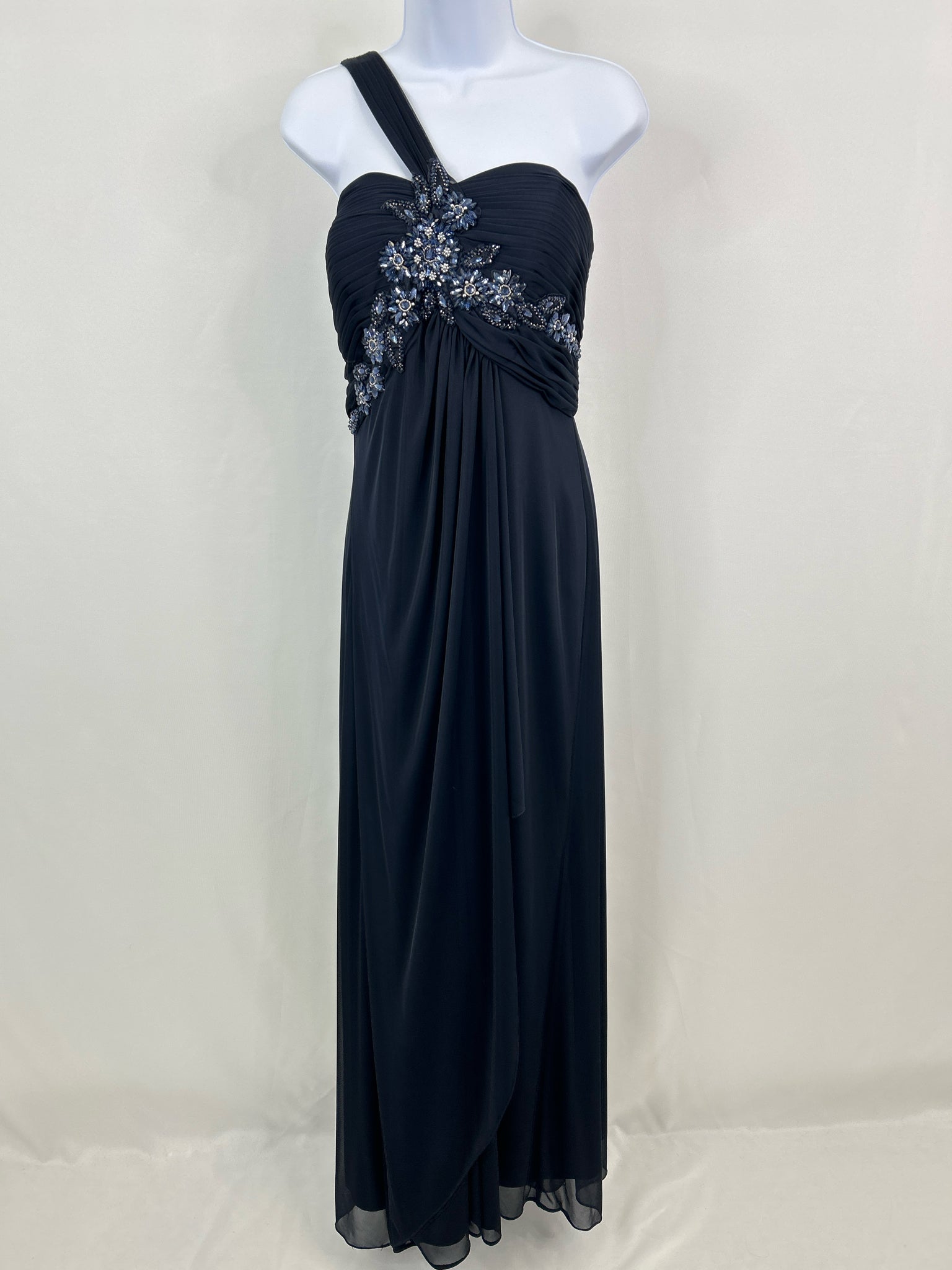 XSCAPE Size L Navy Women Dress