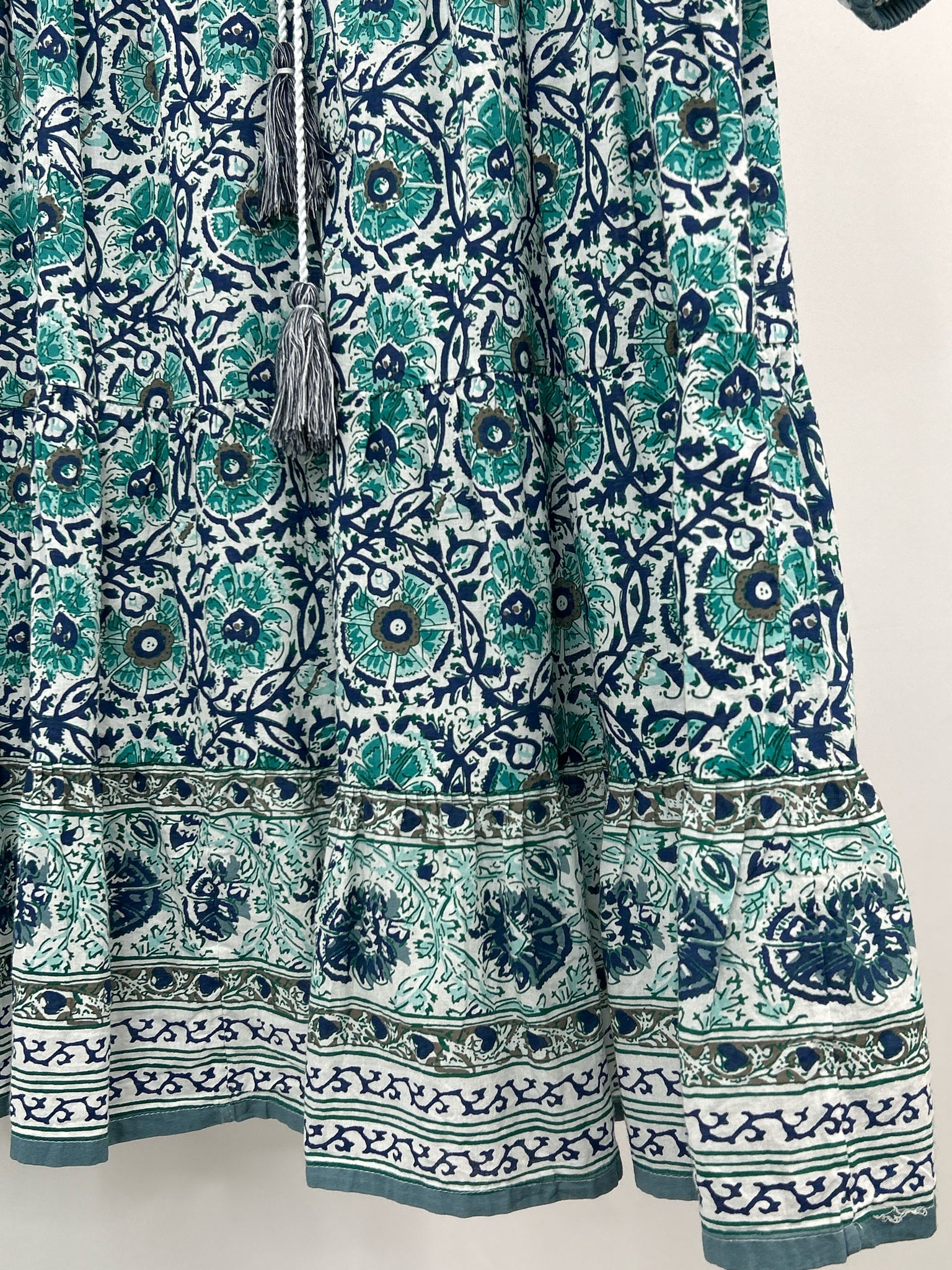 SOFT SURROUNDINGS Size M Green and Blue Women's Dress