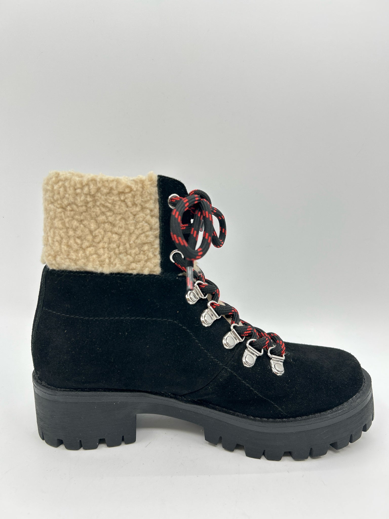 STEVE MADDEN Size 6.5M Black Women Booties