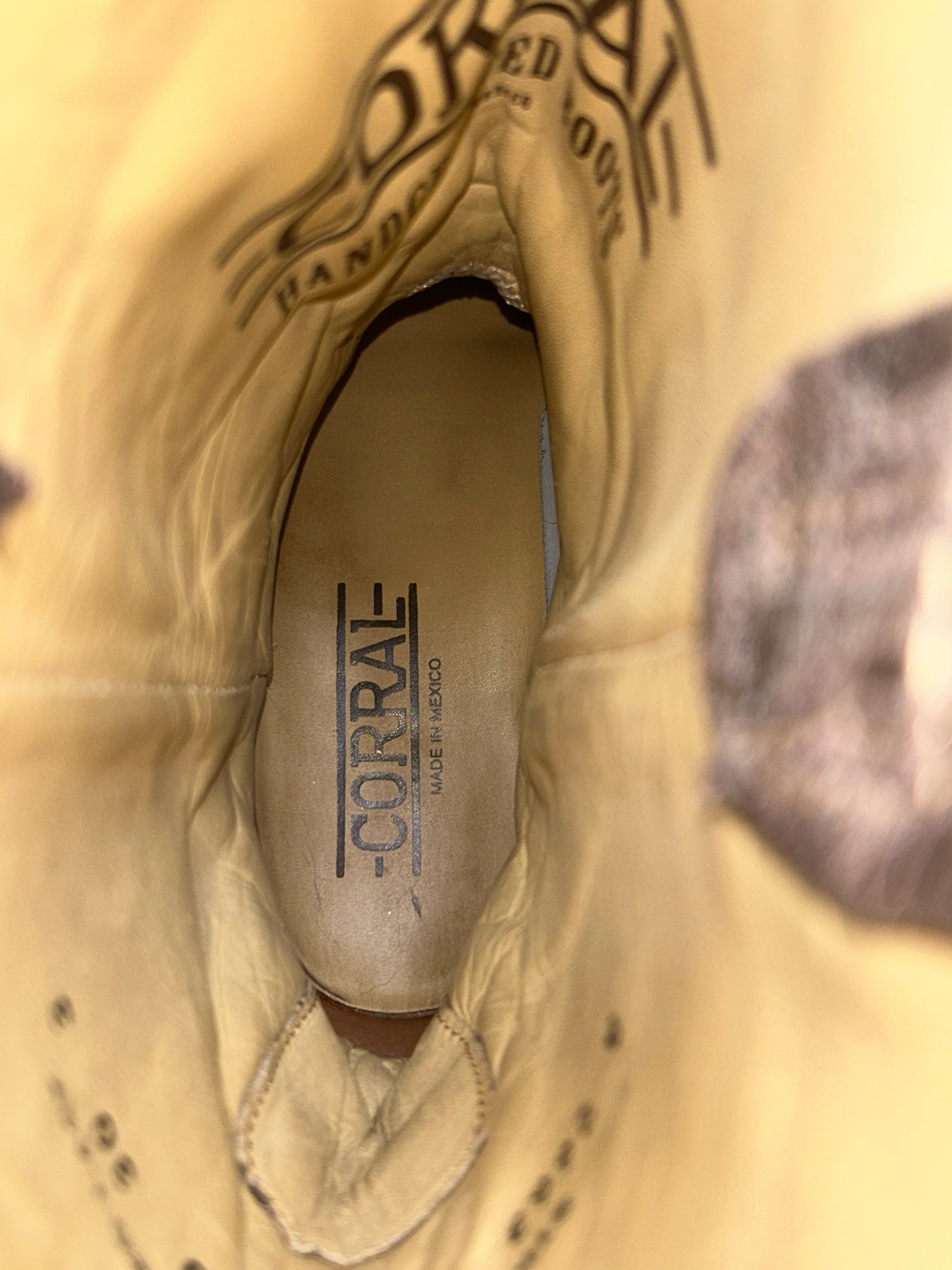 CORRAL Size 8M Taupe Women Boots