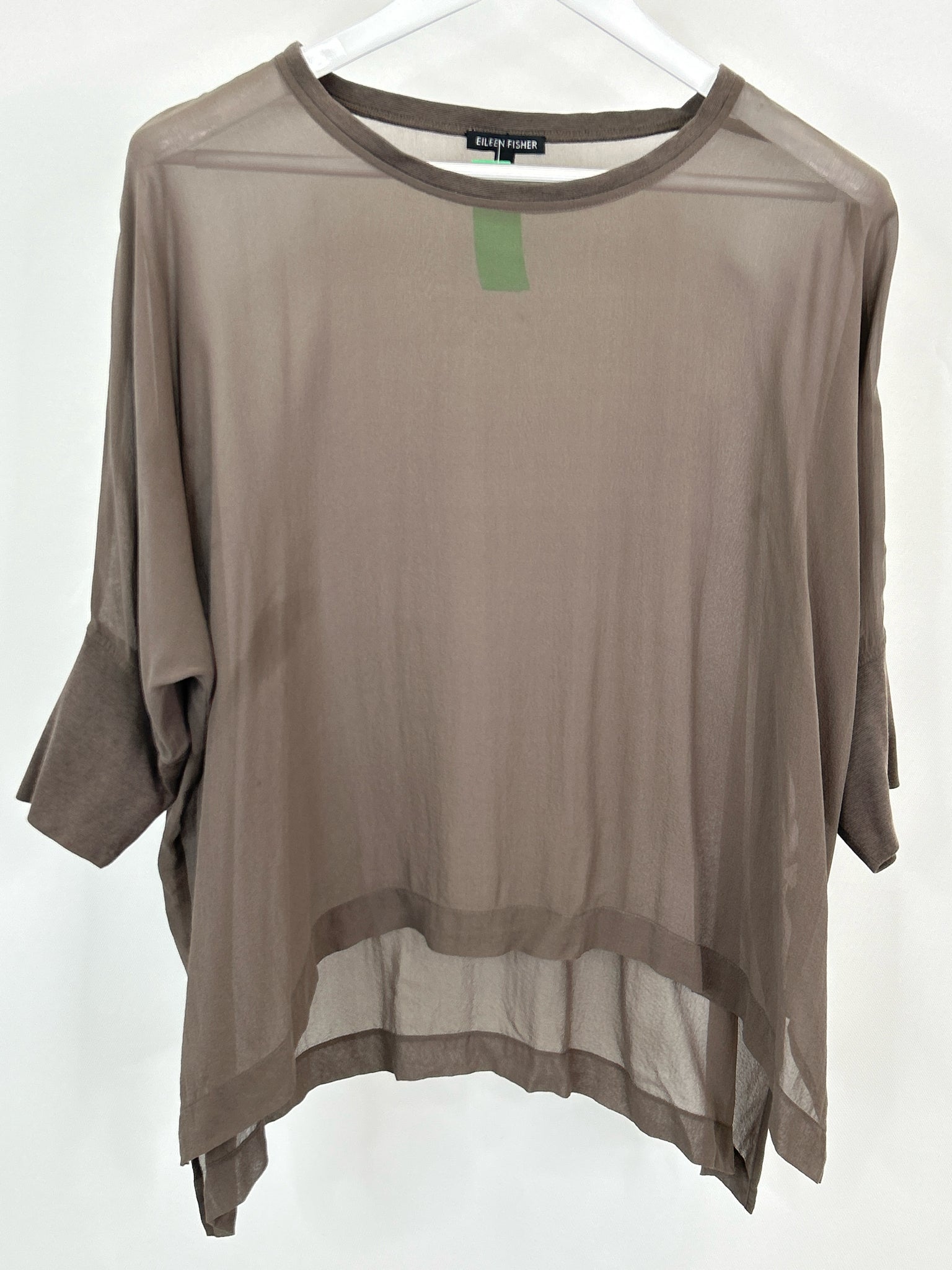 EILEEN FISHER Size XS Brown Women Top