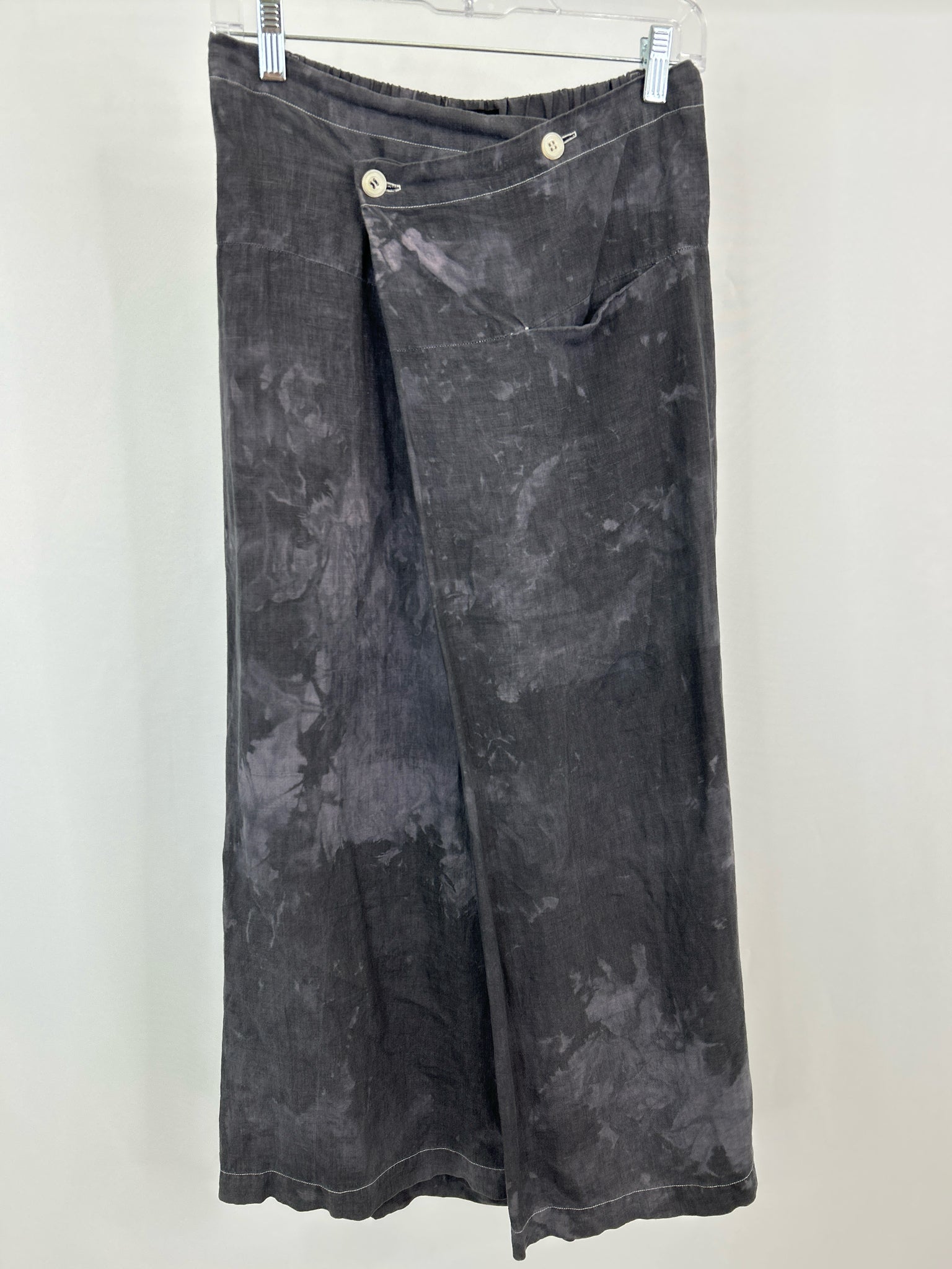 SHIRIN GUILD Size S Grey Print Women Pants