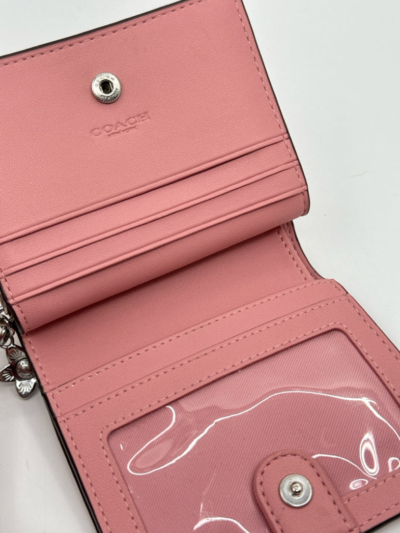 COACH Pink floral Wallet