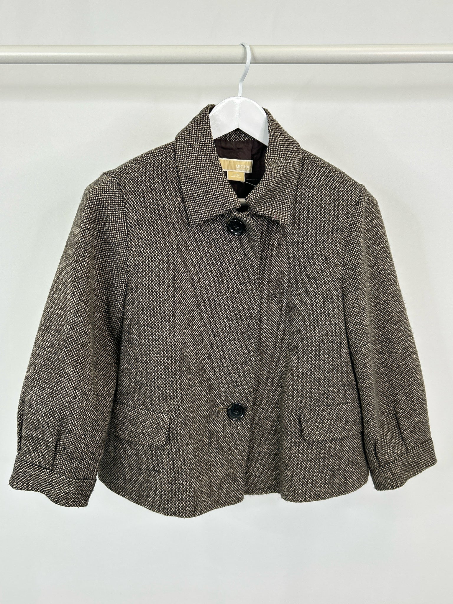 MICHAEL MICHAEL KORS Size L Brown Women Jacket